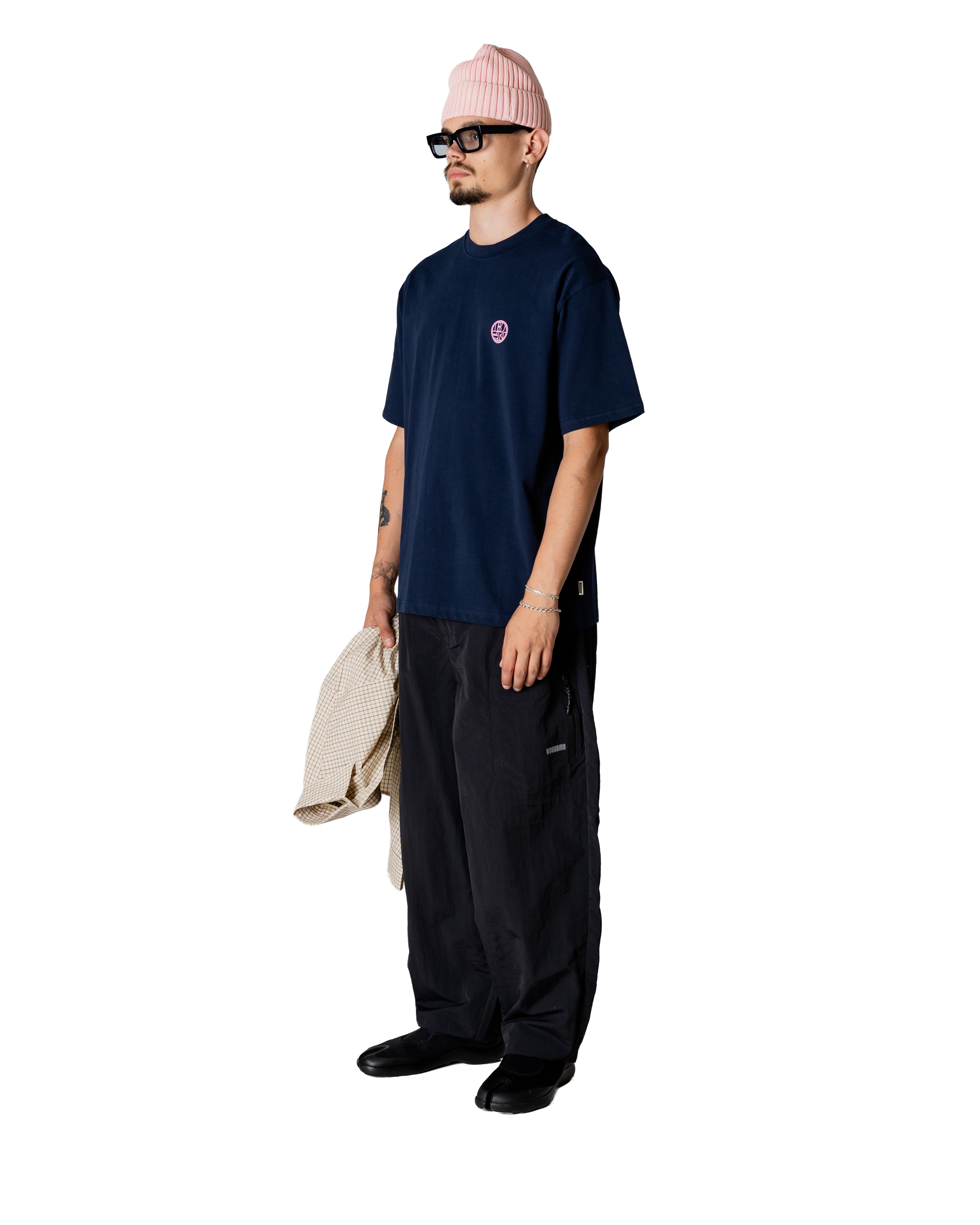 Woodbird WBBaine Dim Sum Tee T-Shirts Dark Navy