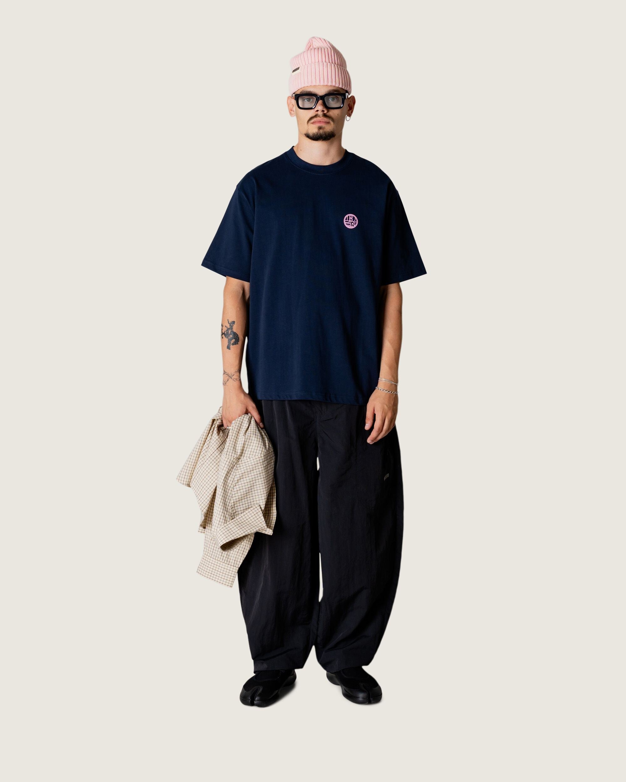 Woodbird WBBaine Dim Sum Tee T-Shirts Dark Navy