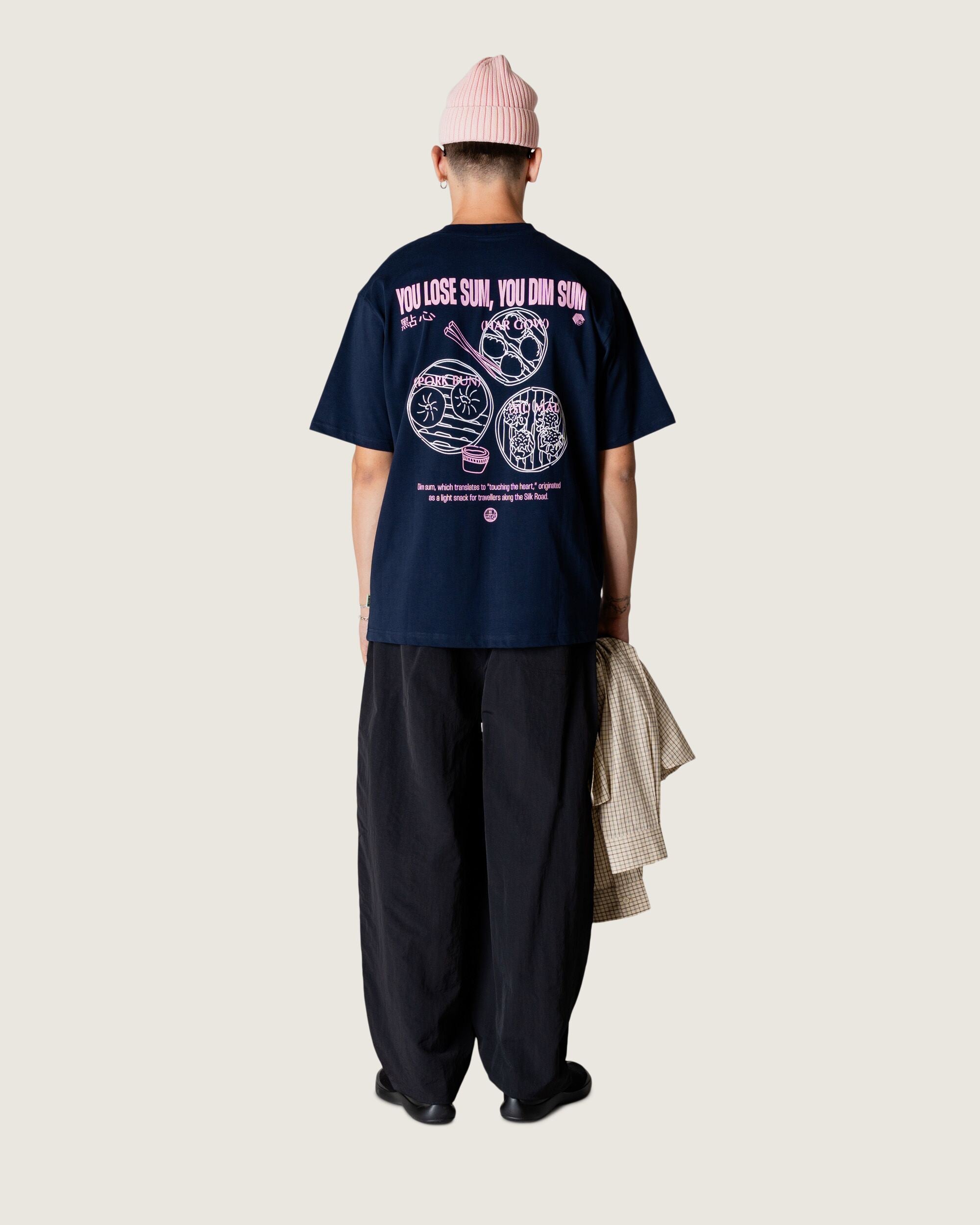 Woodbird WBBaine Dim Sum Tee T-Shirts Dark Navy