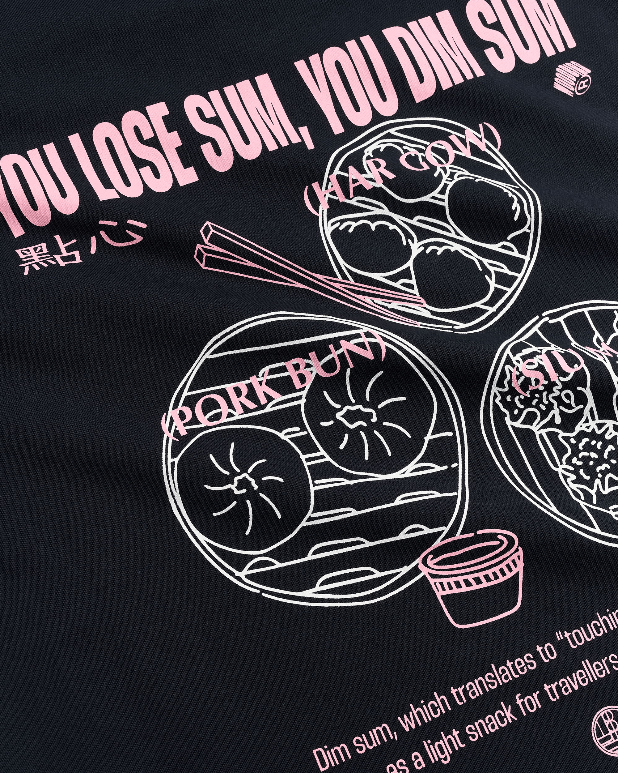 Woodbird WBBaine Dim Sum Tee T-Shirts Dark Navy