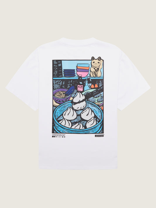 Woodbird WBBaine Dimsum Tee T-Shirts White