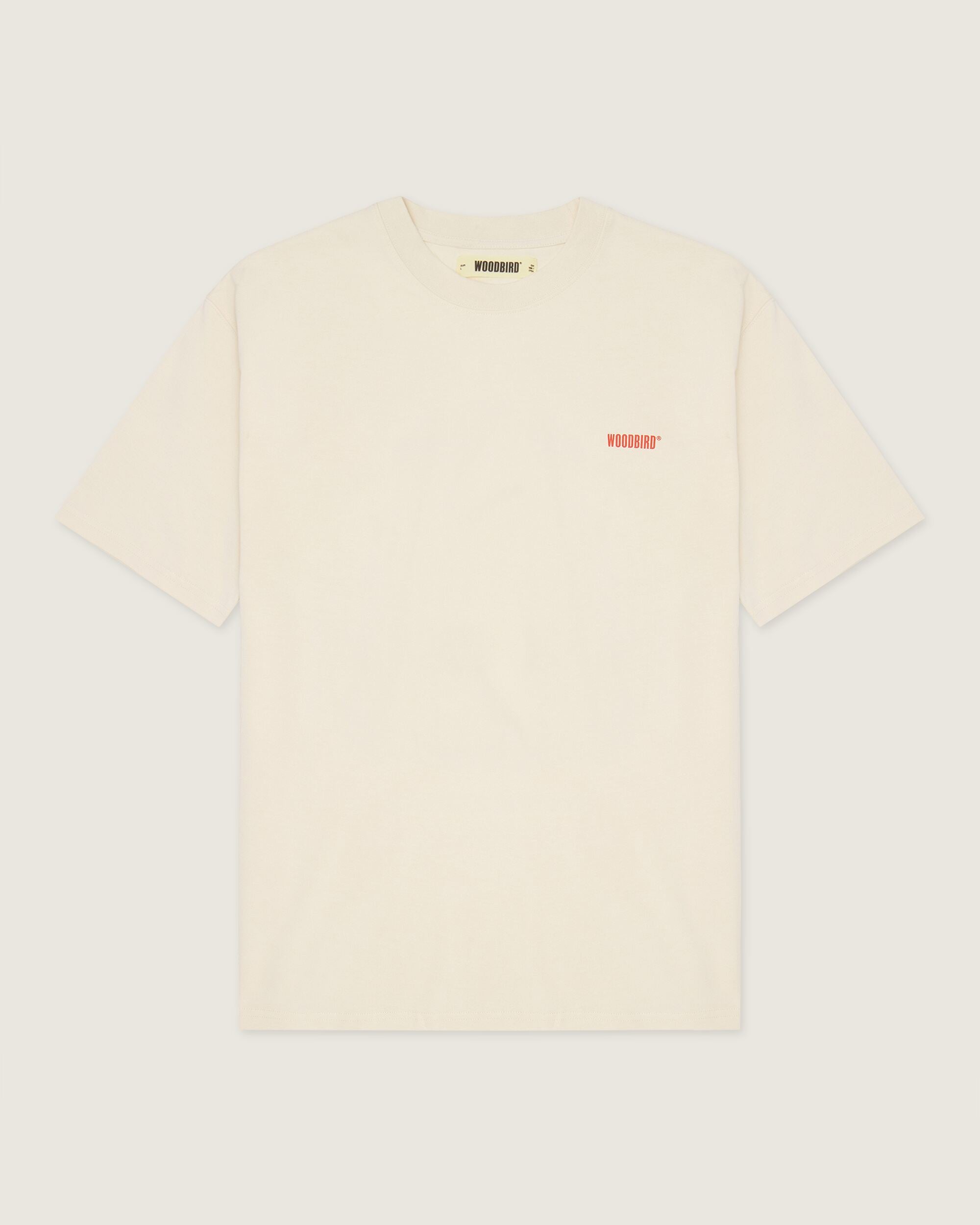 Woodbird WBBaine Dude Tee T-Shirts Off White