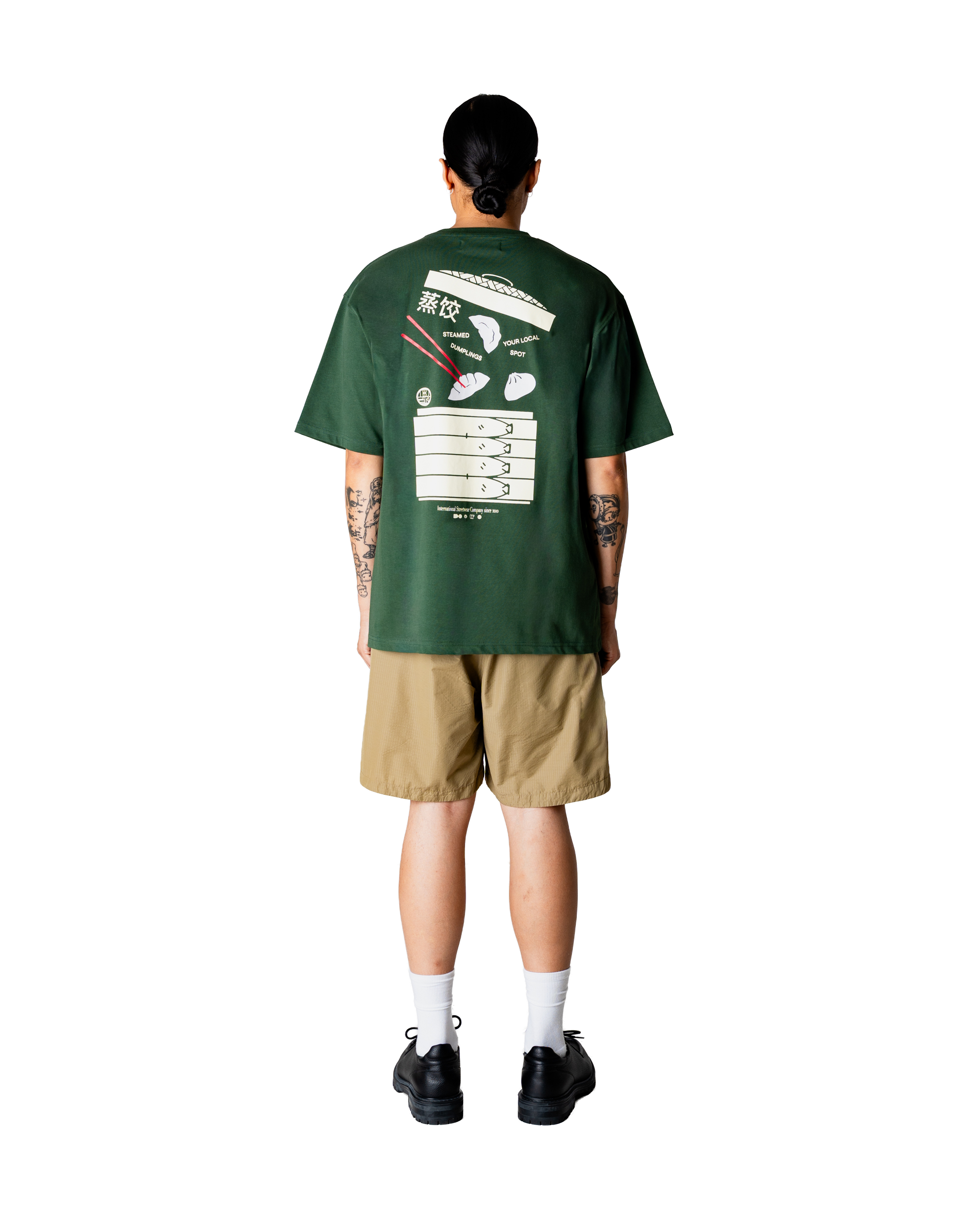 Woodbird WBBaine Dump Tee T-Shirts Pine Green
