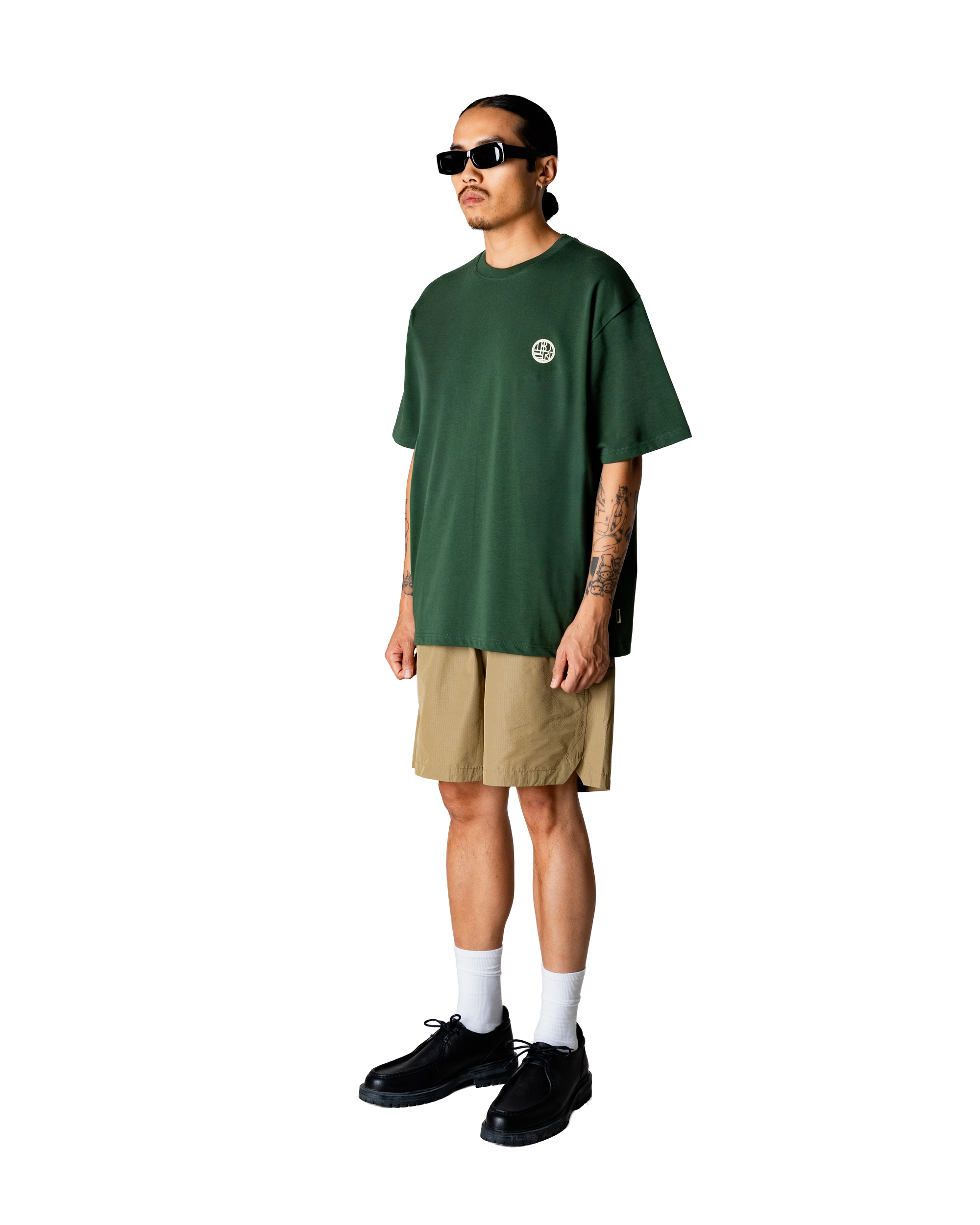 Woodbird WBBaine Dump Tee T-Shirts Pine Green