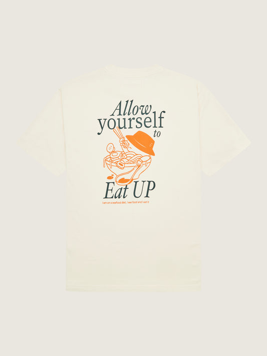 Woodbird WBBaine Eat Tee T-Shirts Off White