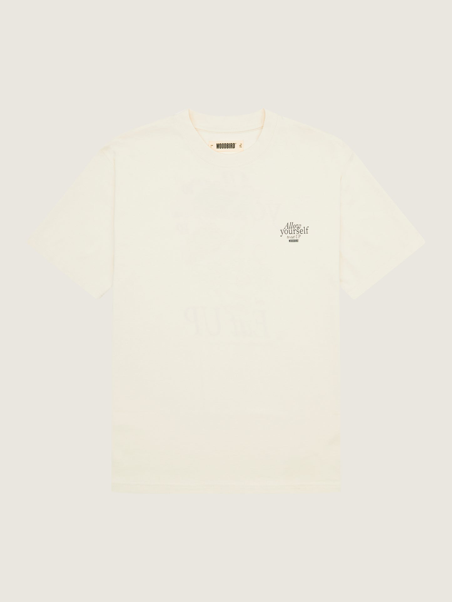 Woodbird WBBaine Eat Tee T-Shirts Off White