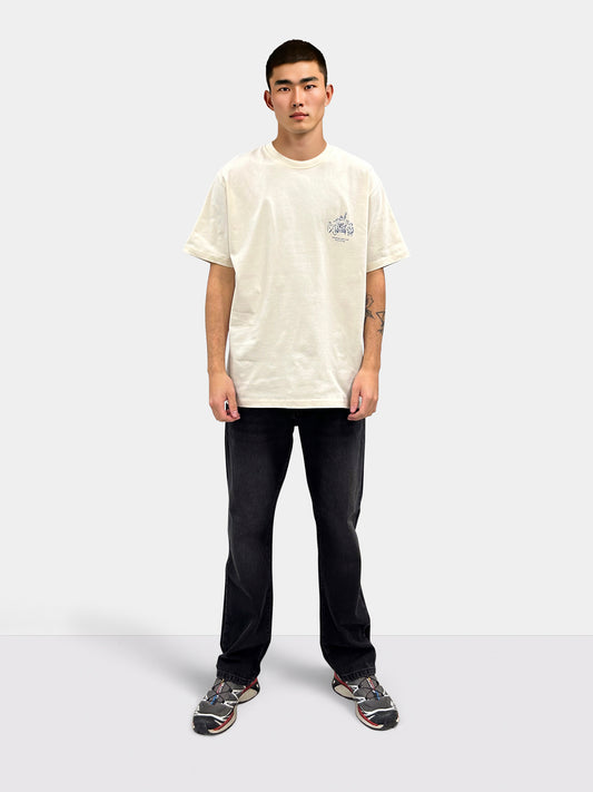 Woodbird WBBaine Fam Tee T-Shirts Off White