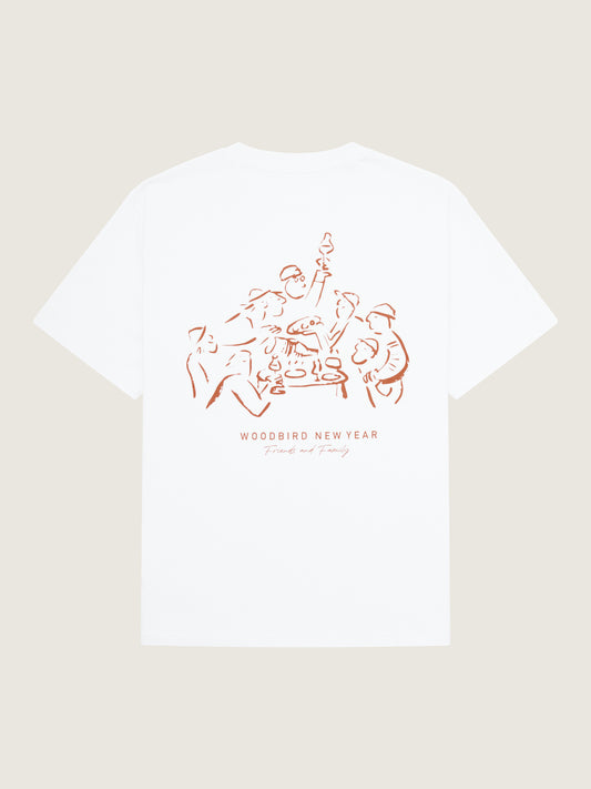 Woodbird WBBaine Family Tee T-Shirts White