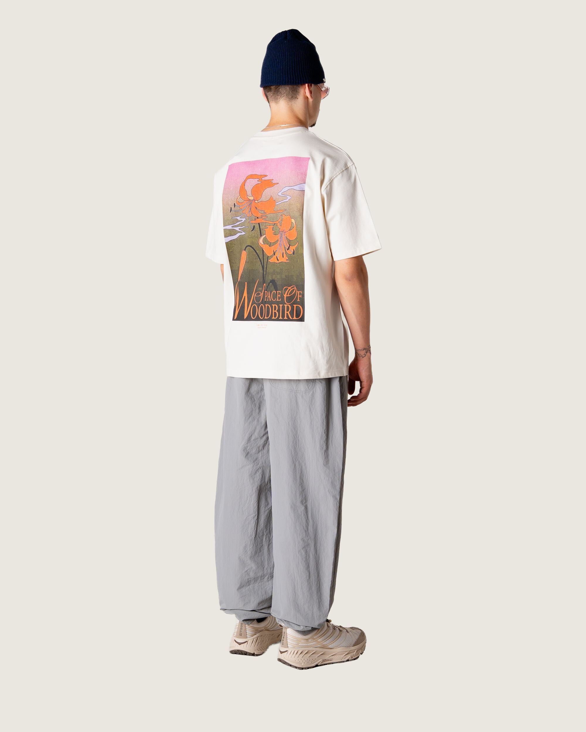 Woodbird WBBaine Flower Tee T-Shirts Off White