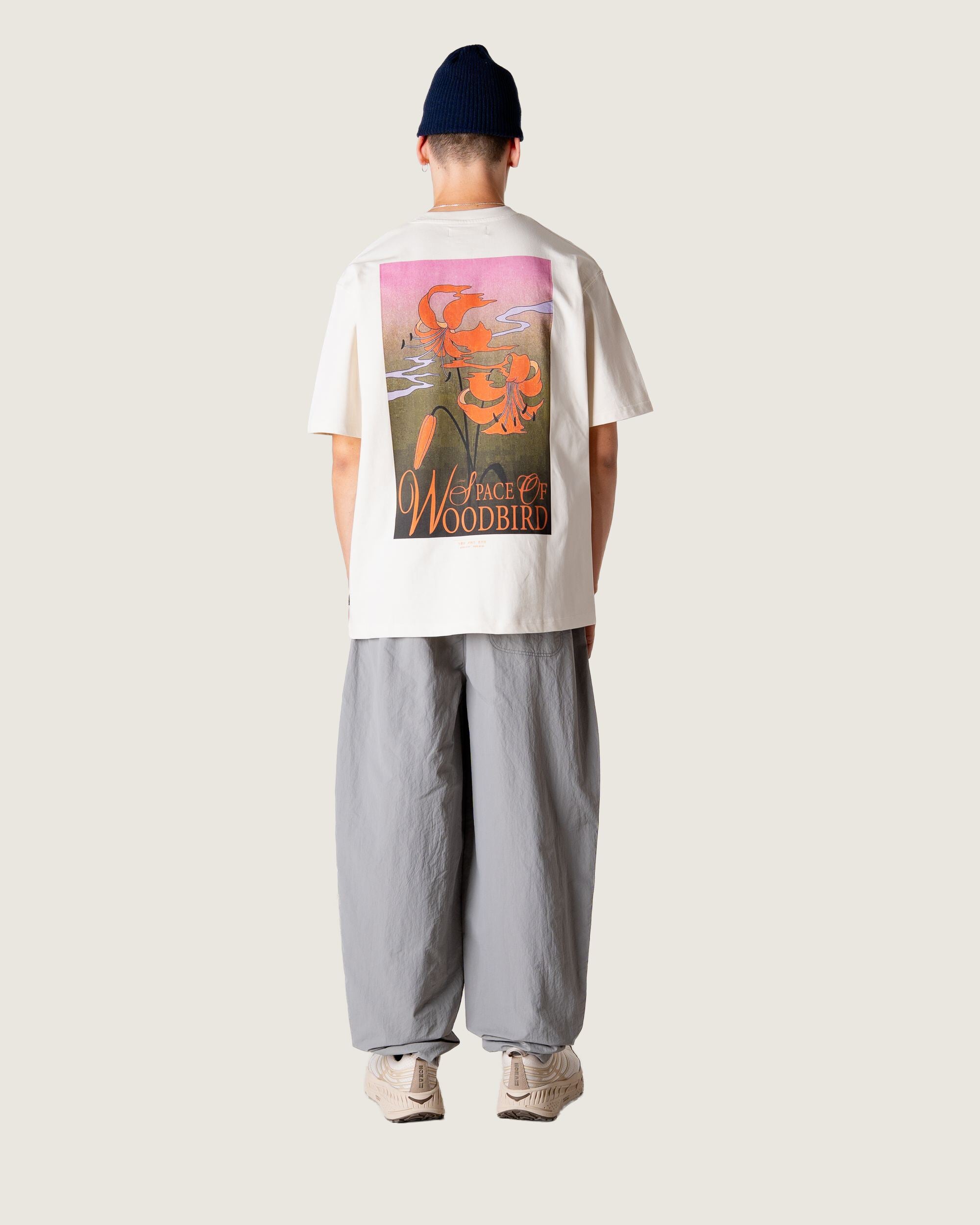 Woodbird WBBaine Flower Tee T-Shirts Off White