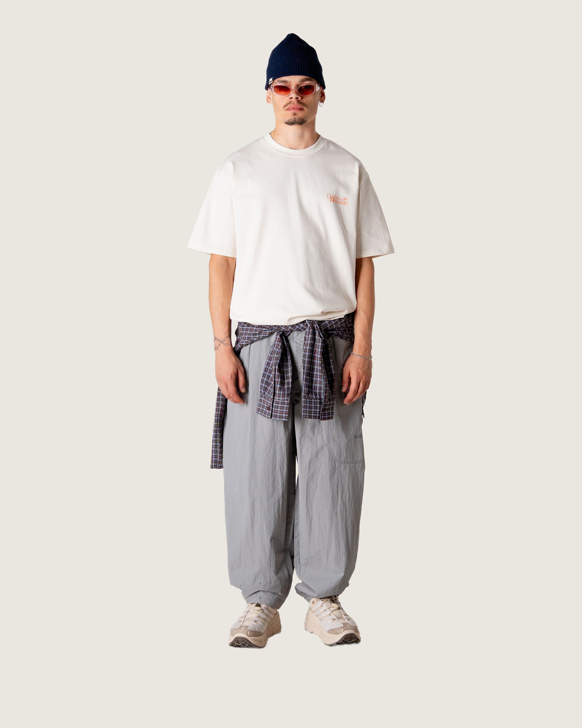 Woodbird WBBaine Flower Tee T-Shirts Off White