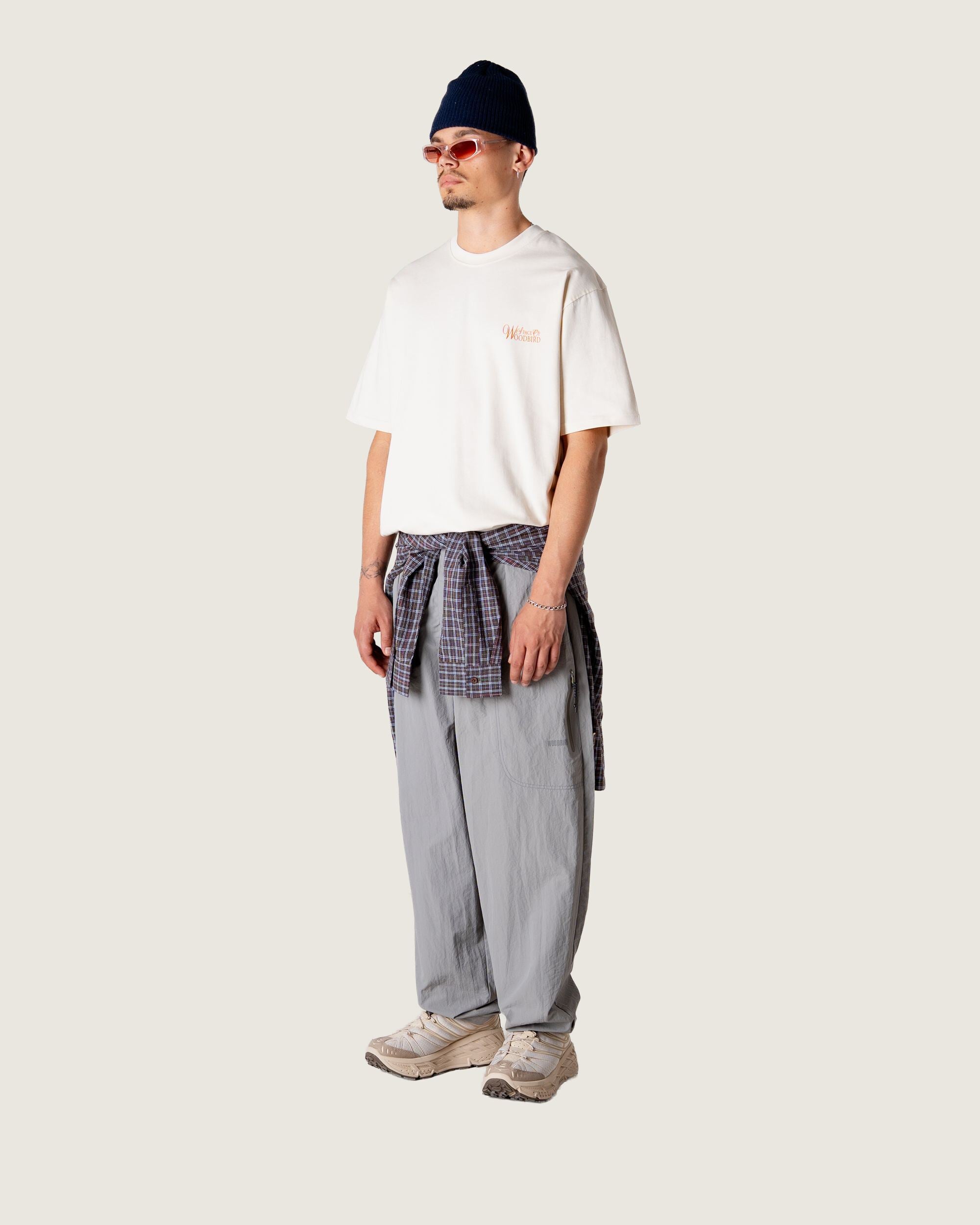 Woodbird WBBaine Flower Tee T-Shirts Off White