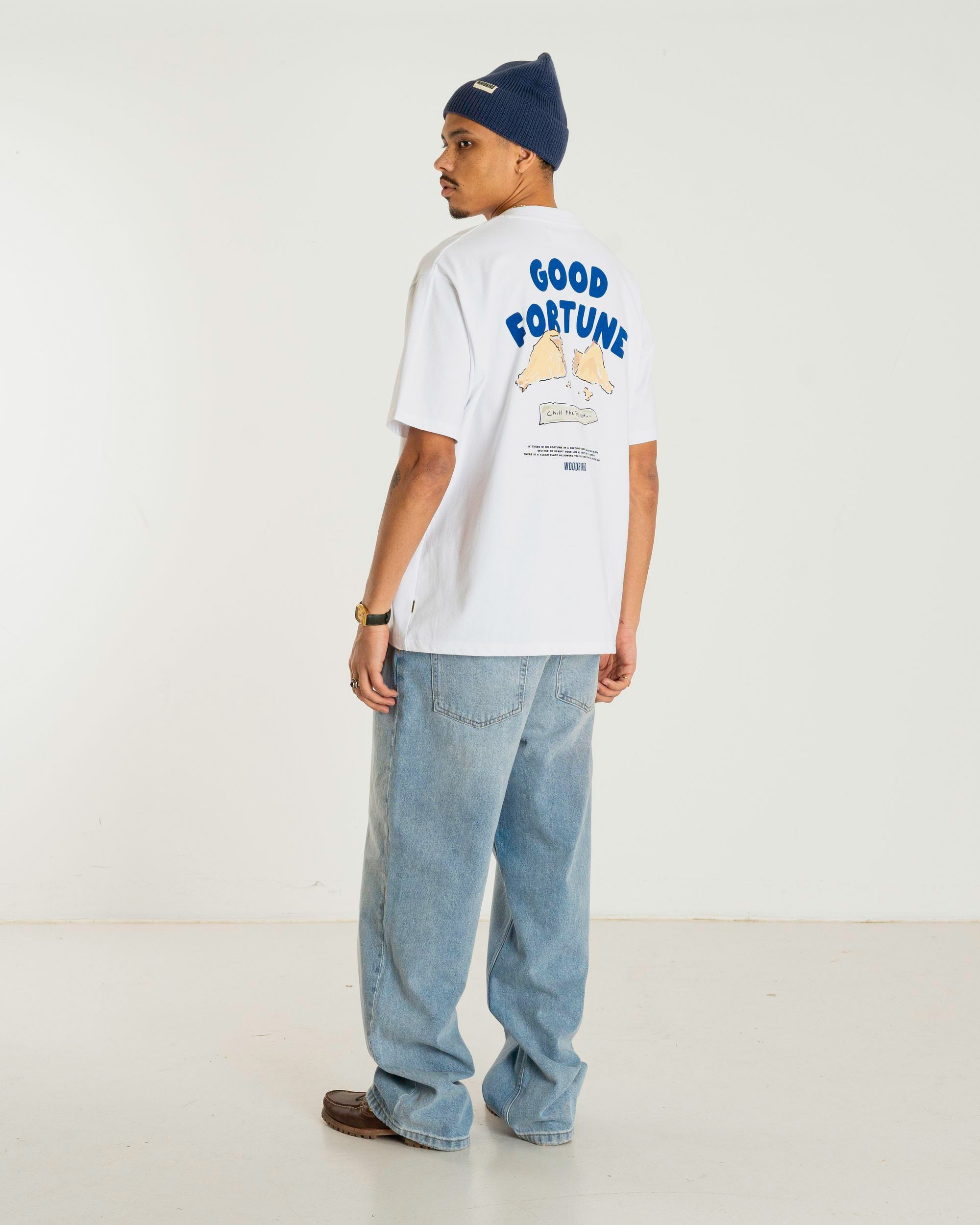 Woodbird WBBaine Fortune Tee T-Shirts White