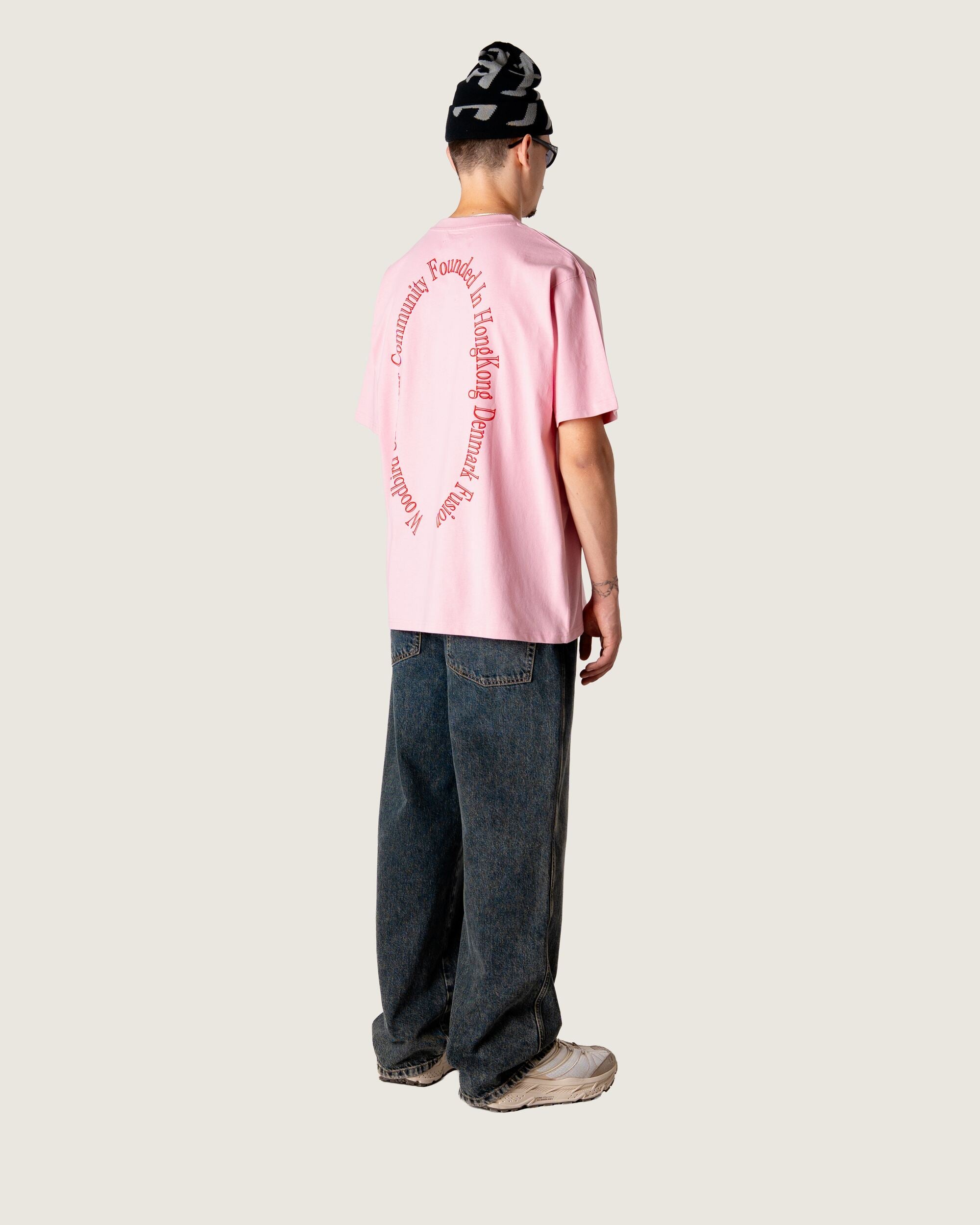 Woodbird WBBaine Founded Tee T-Shirts Dusty Rose