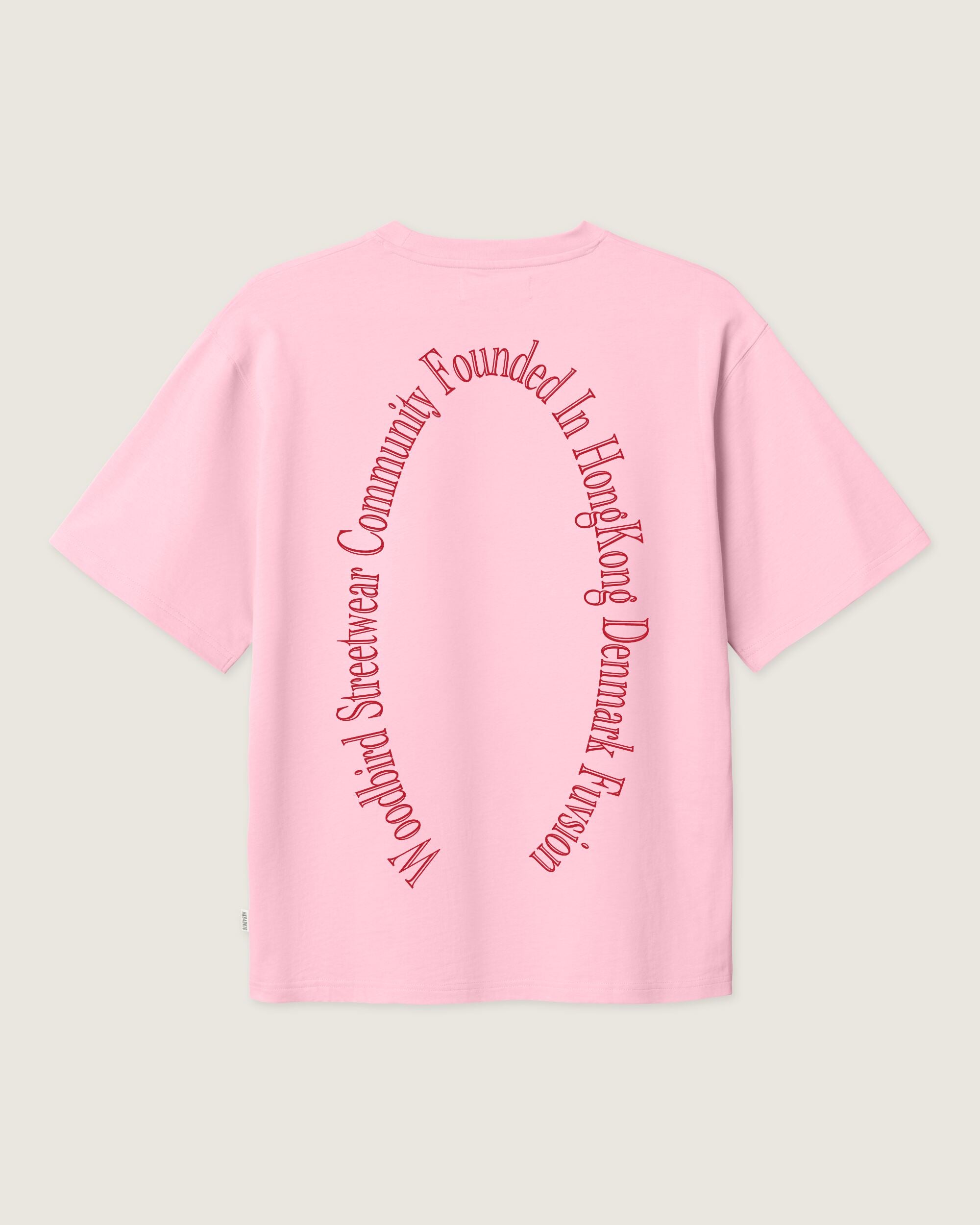 Woodbird WBBaine Founded Tee T-Shirts Dusty Rose