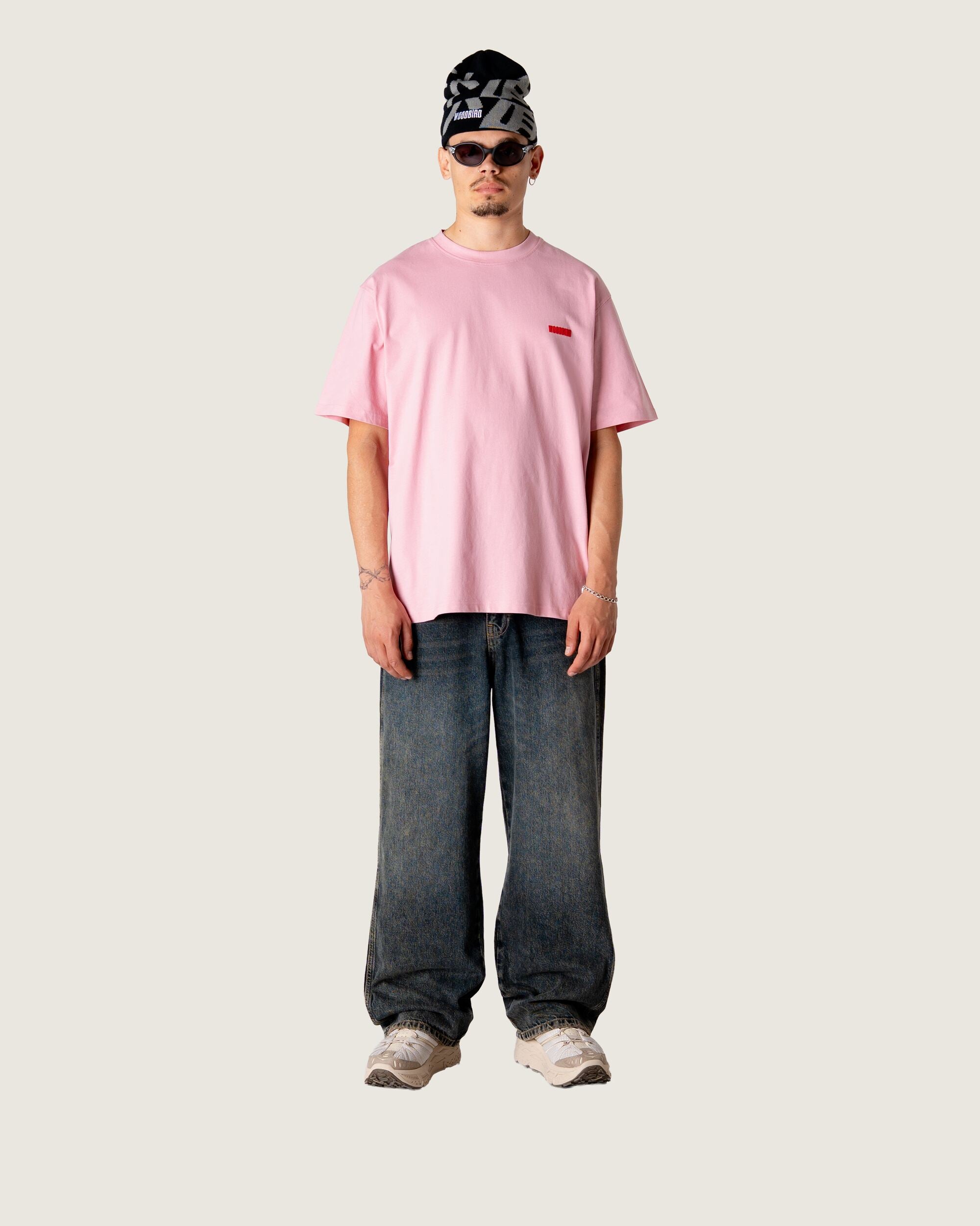 Woodbird WBBaine Founded Tee T-Shirts Dusty Rose