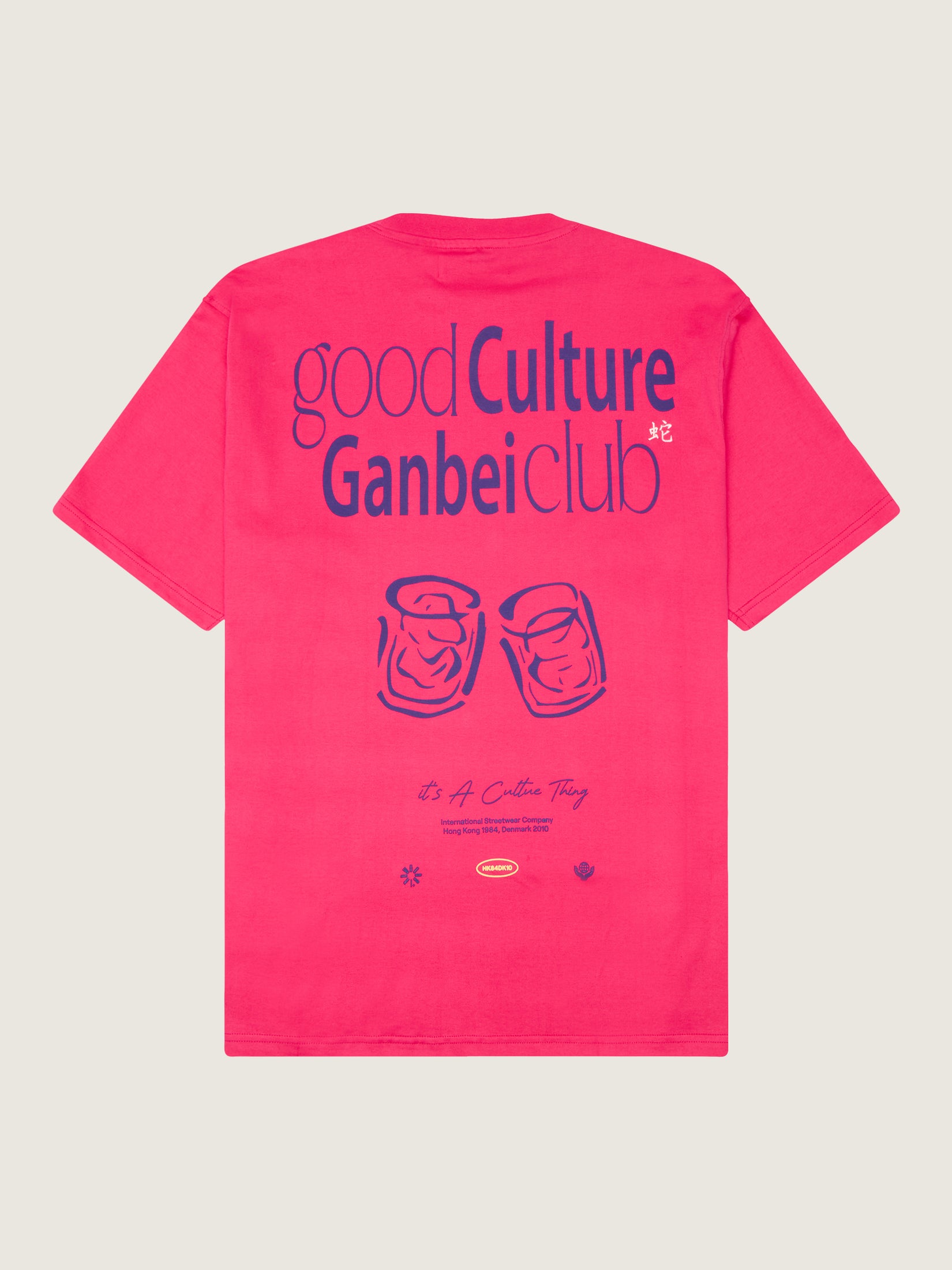 Woodbird WBBaine Ganbei Tee T-Shirts Pink