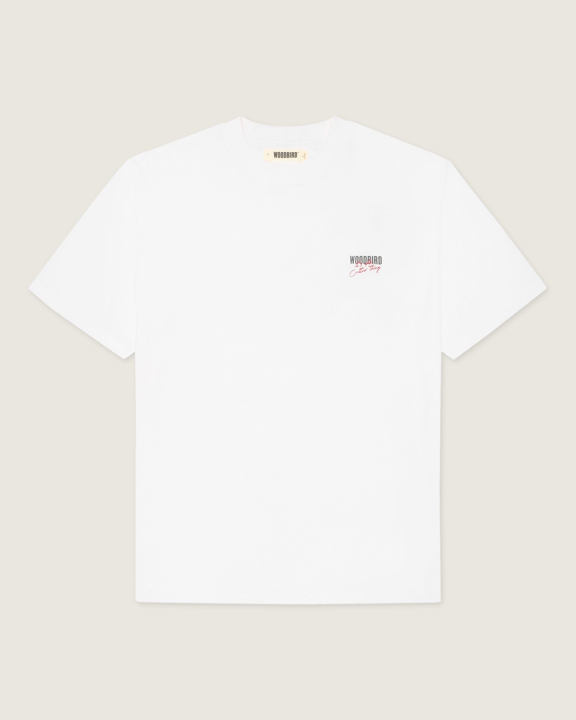 Woodbird WBBaine Ganbei Tee T-Shirts White