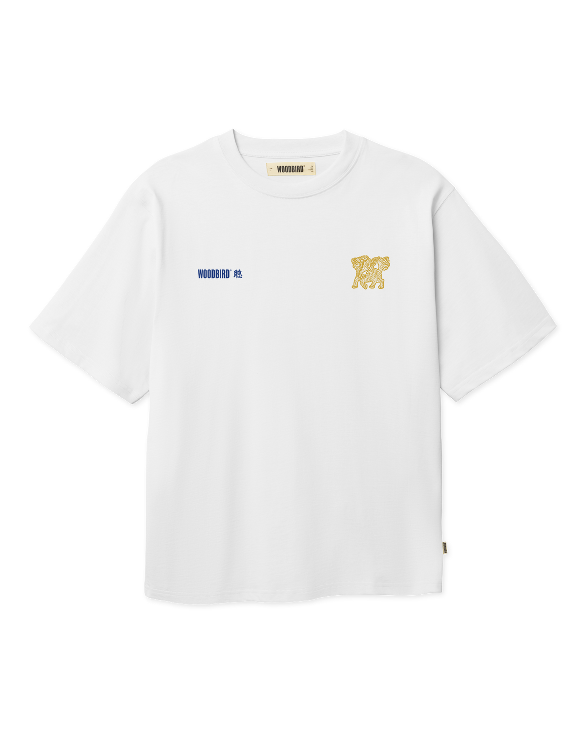 Woodbird WBBaine Golden Tee T-Shirts White