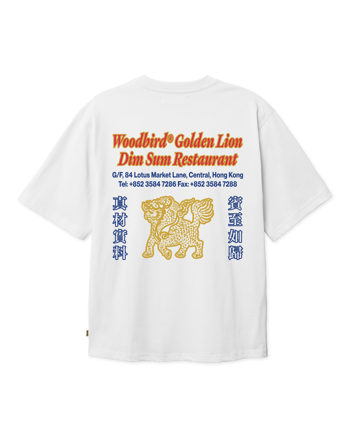 Woodbird WBBaine Golden Tee T-Shirts White