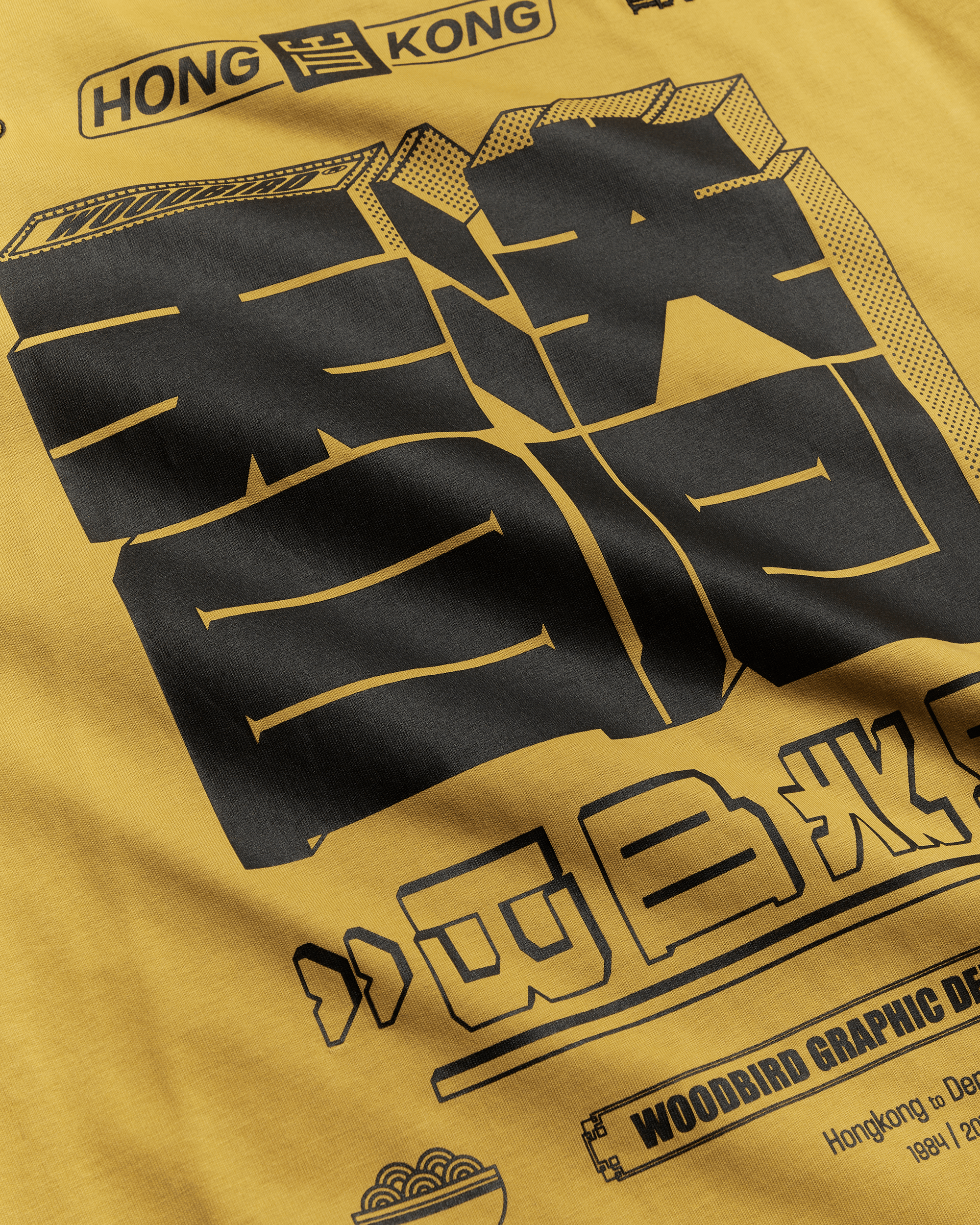 Woodbird WBBaine HK Tee T-Shirts Honey