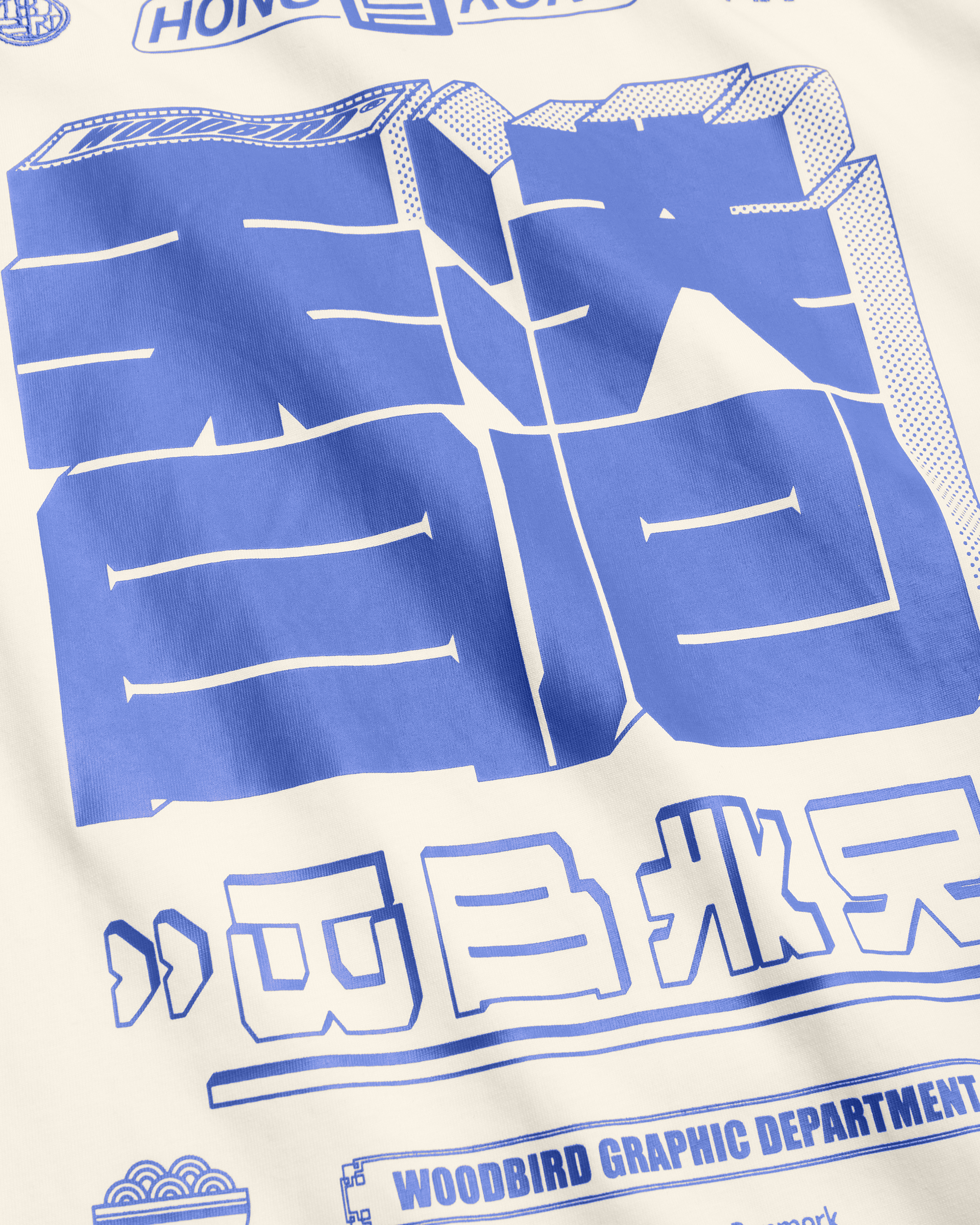Woodbird WBBaine HK Tee T-Shirts Off White