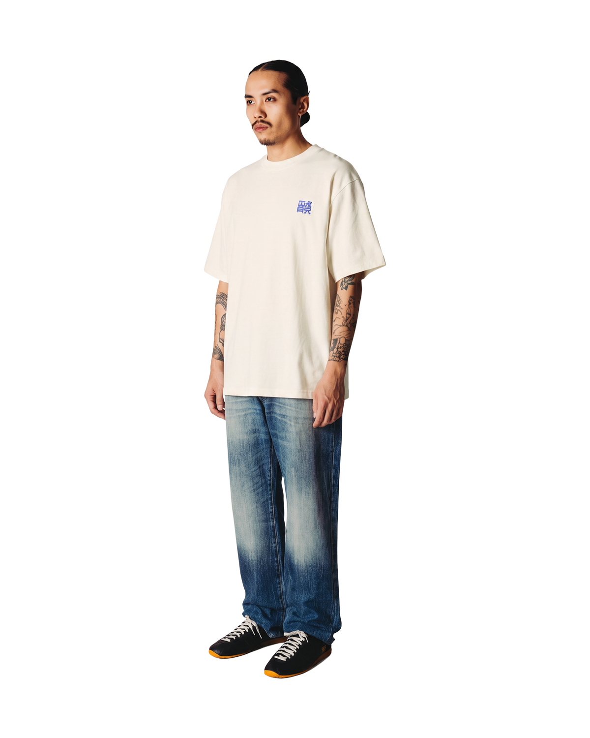 Woodbird WBBaine HK Tee T-Shirts Off White