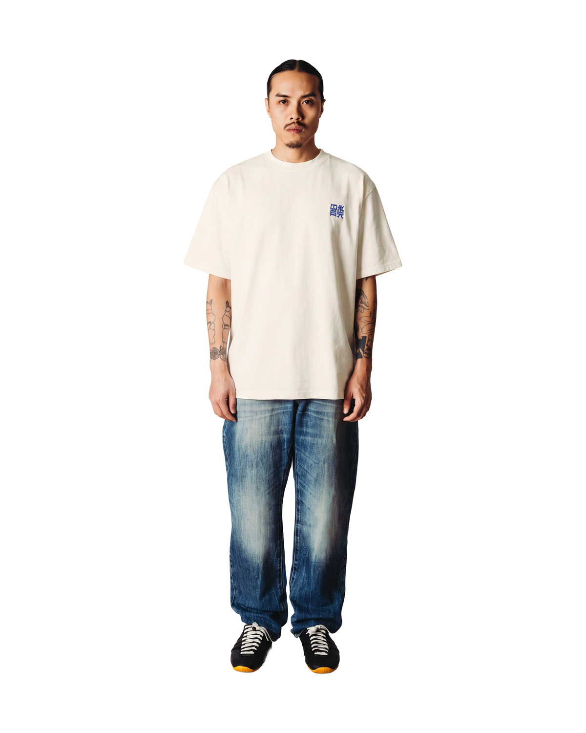 Woodbird WBBaine HK Tee T-Shirts Off White