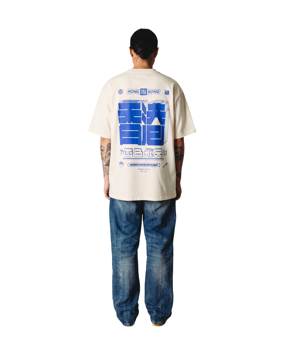 Woodbird WBBaine HK Tee T-Shirts Off White