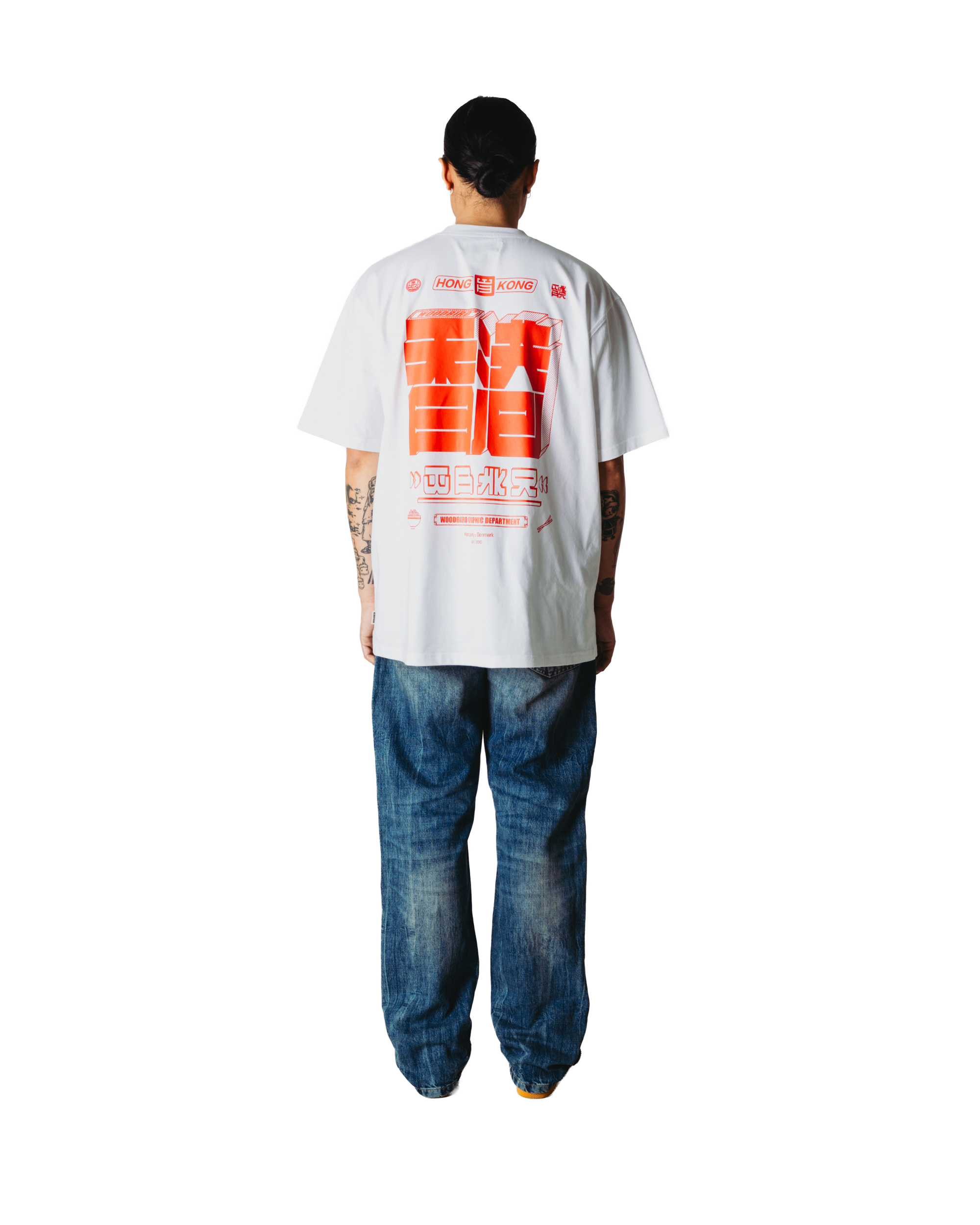Woodbird WBBaine HK Tee T-Shirts White