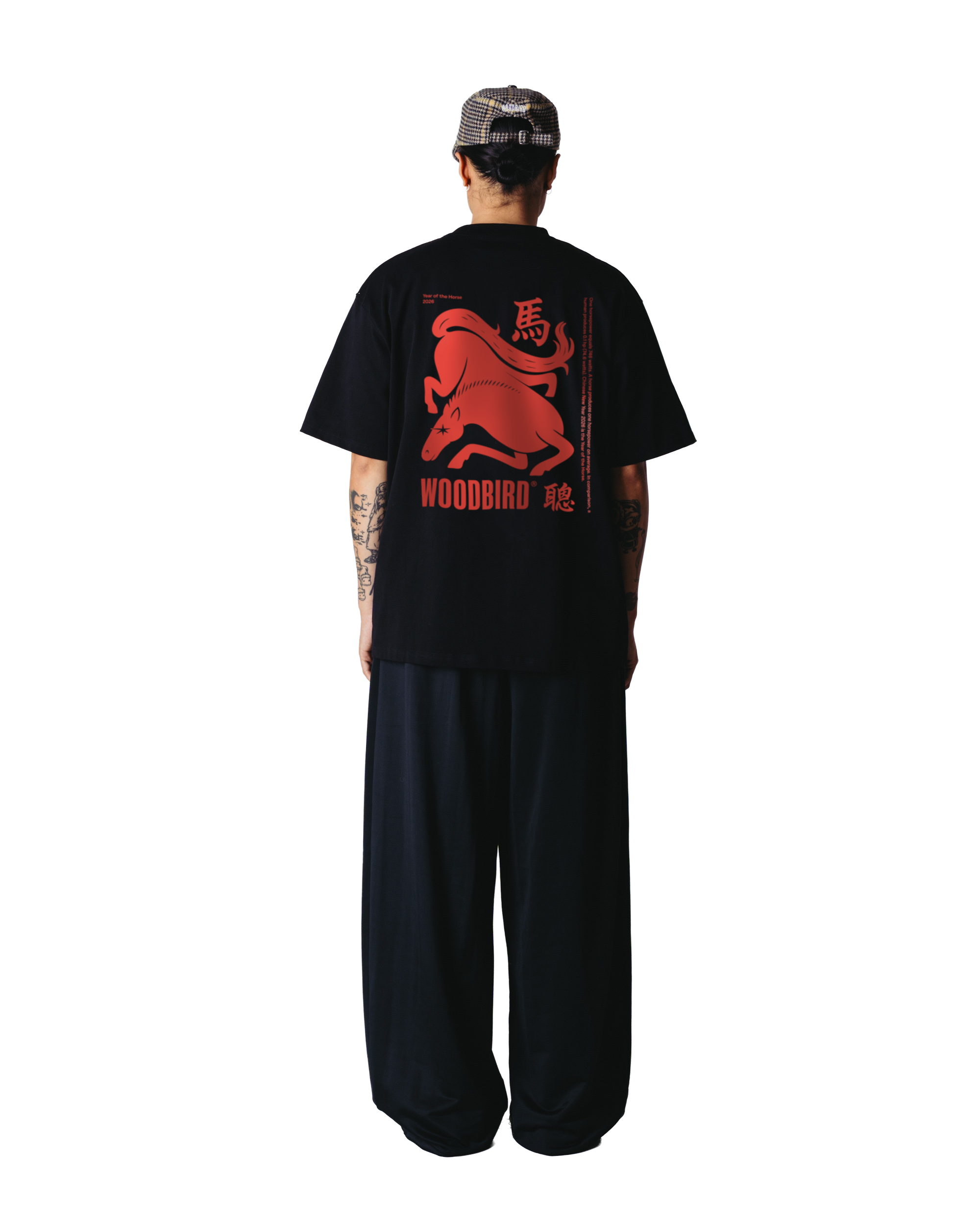 Woodbird WBBaine Horse Tee T-Shirts Black