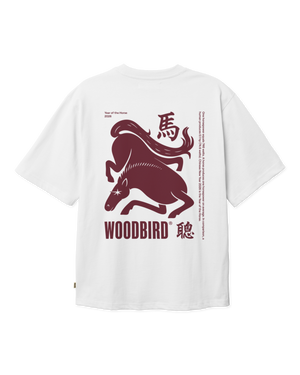 Woodbird WBBaine Horse Tee T-Shirts White