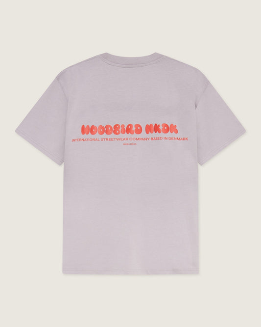 Woodbird WBBaine Intern Tee T-Shirts Grey-Purple