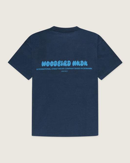 Woodbird WBBaine Intern Tee T-Shirts Navy