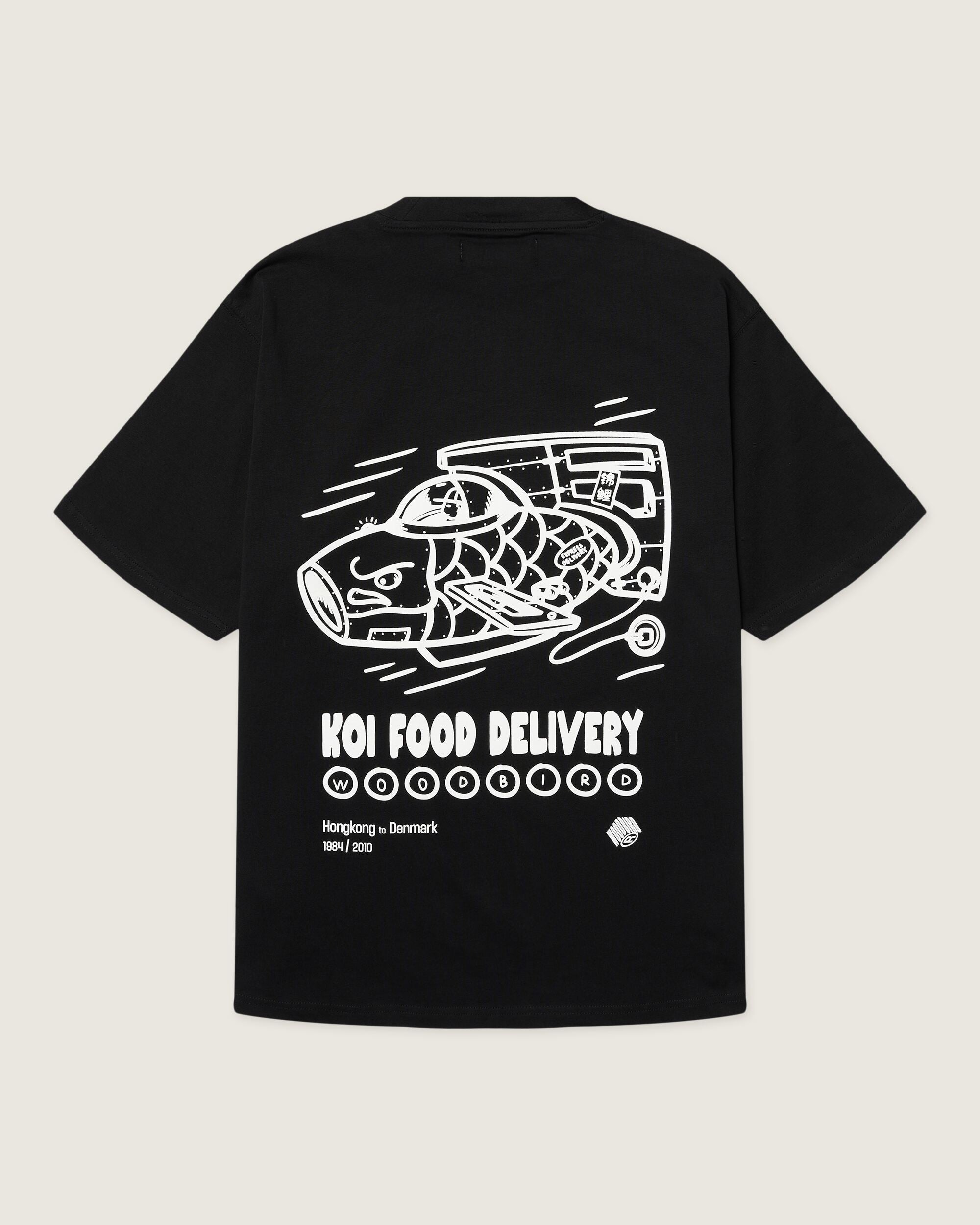 Woodbird WBBaine Koi Delivery Tee T-Shirts Black