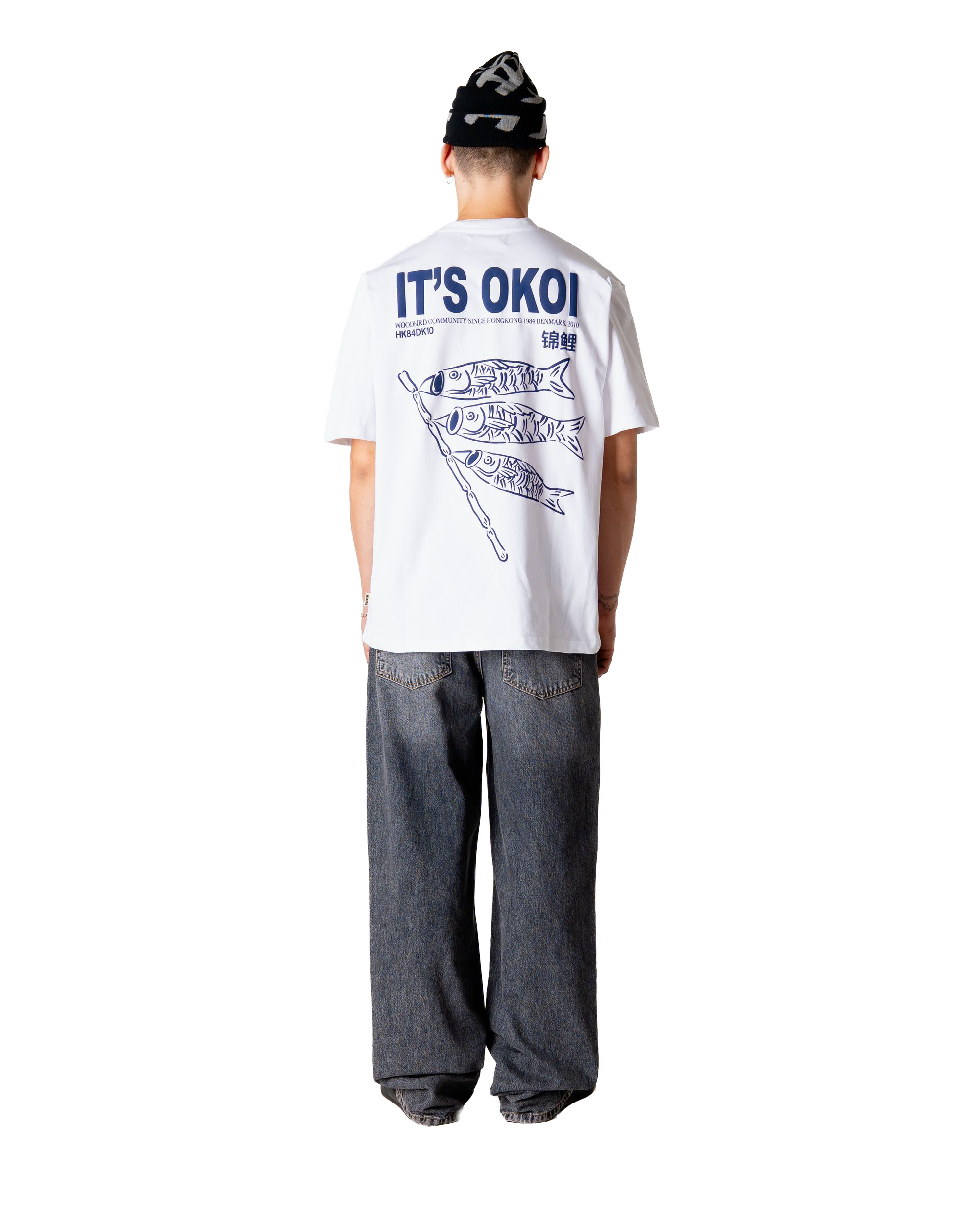 Woodbird WBBaine Koi Tee T-Shirts White