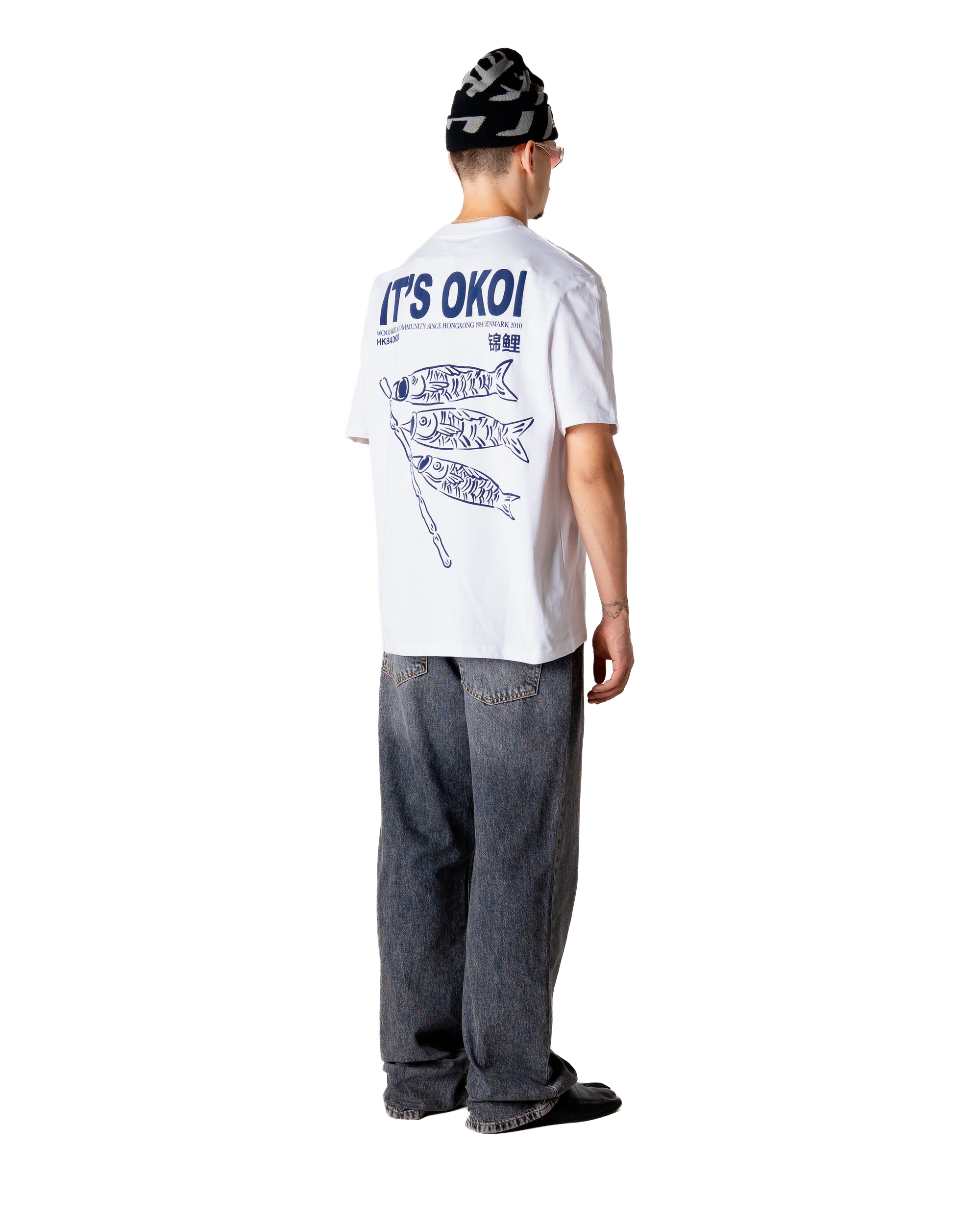 Woodbird WBBaine Koi Tee T-Shirts White