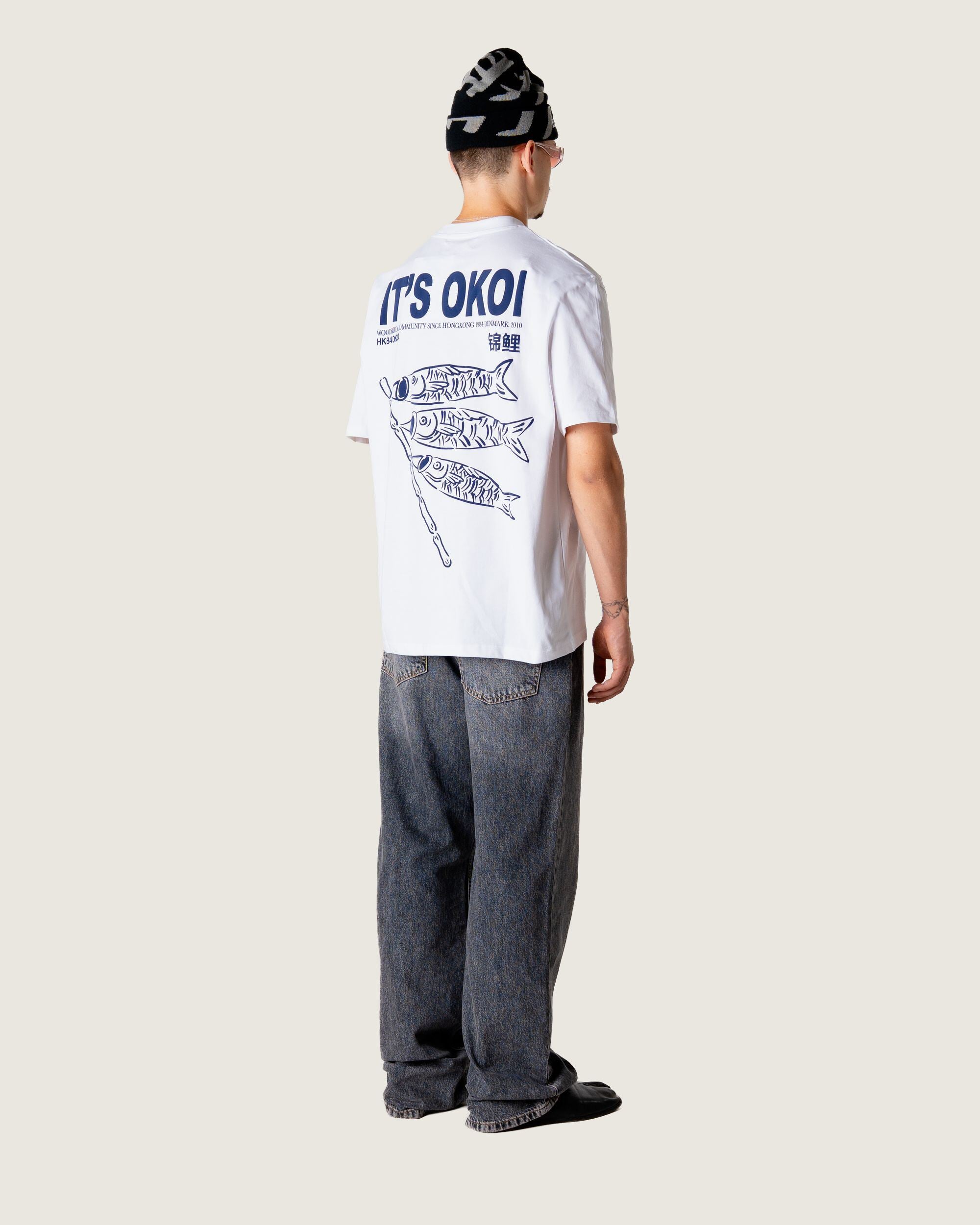 Woodbird WBBaine Koi Tee T-Shirts White