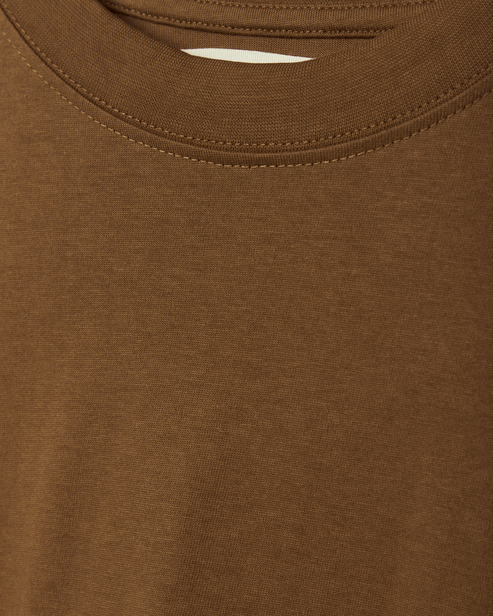 Woodbird WBBaine LS Tee T-Shirts Mid Brown