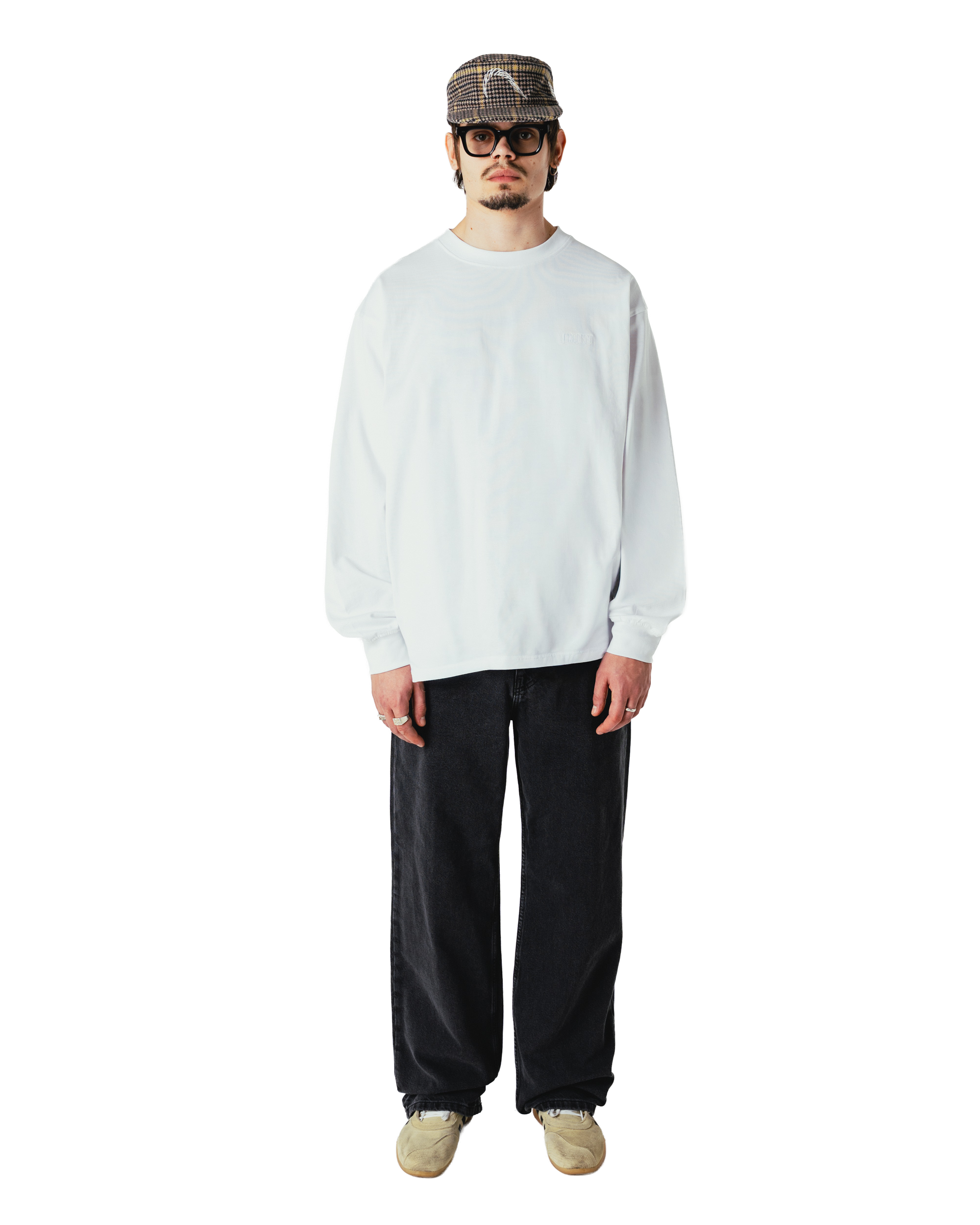 Woodbird WBBaine LS Tee T-Shirts White