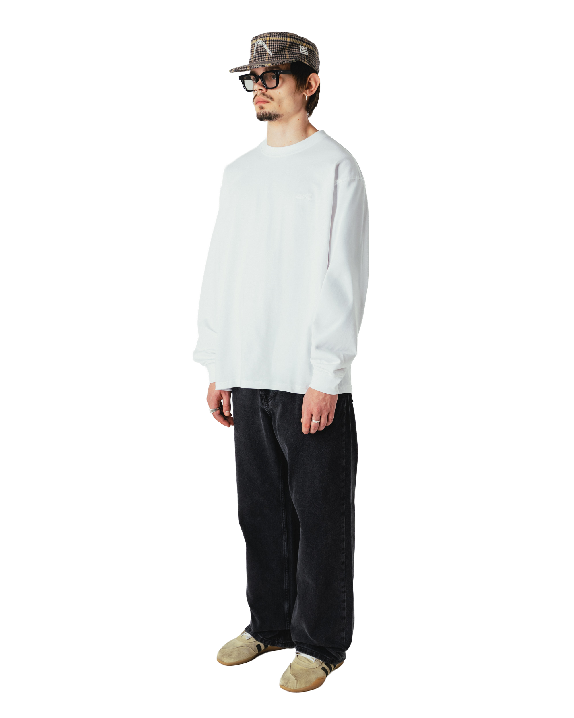 Woodbird WBBaine LS Tee T-Shirts White
