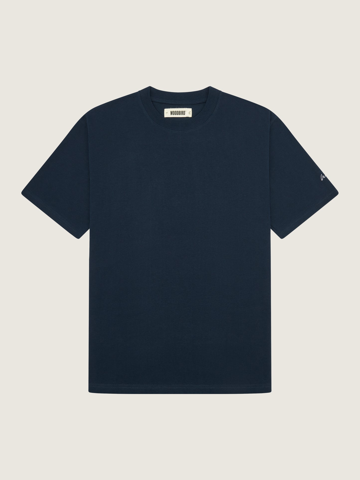 Woodbird WBBaine Noodle Tee T-Shirts Navy