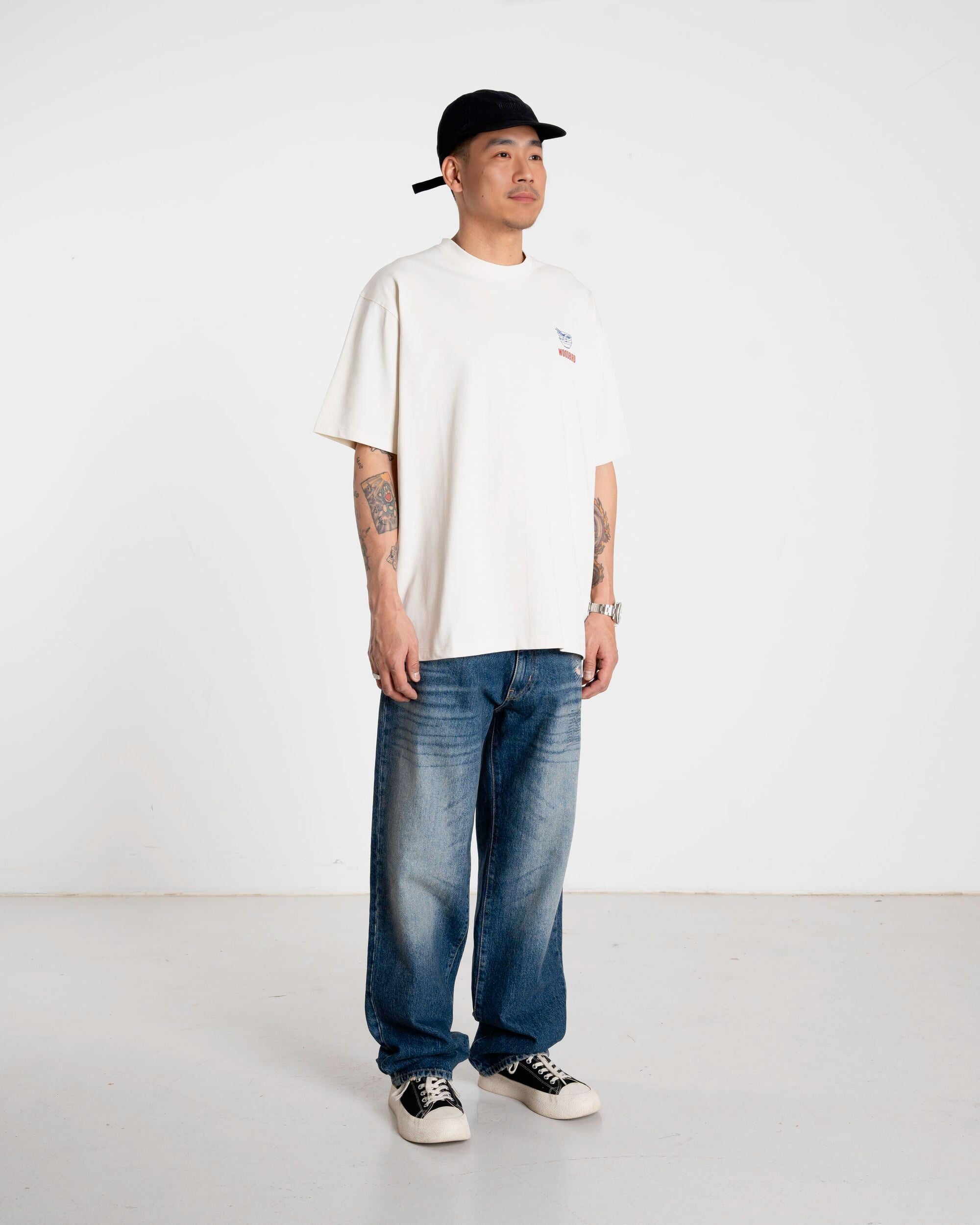 Woodbird WBBaine Noodle Tee T-Shirts Off White