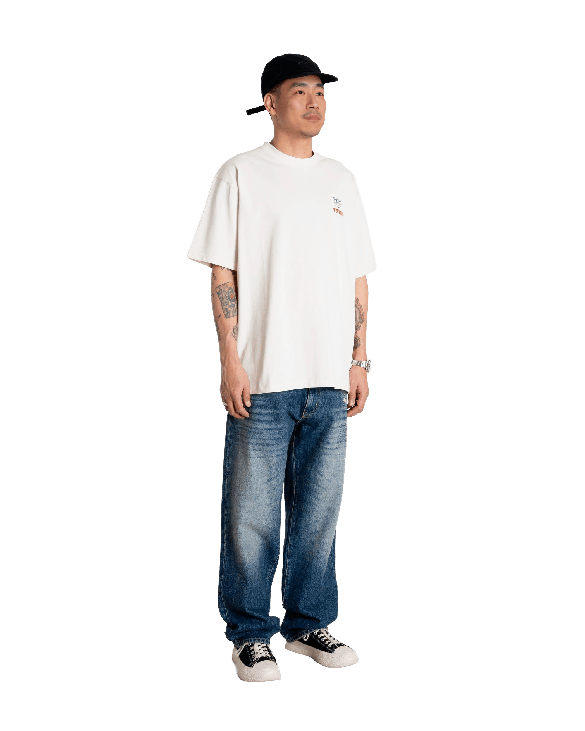 Woodbird WBBaine Noodle Tee T-Shirts Off White