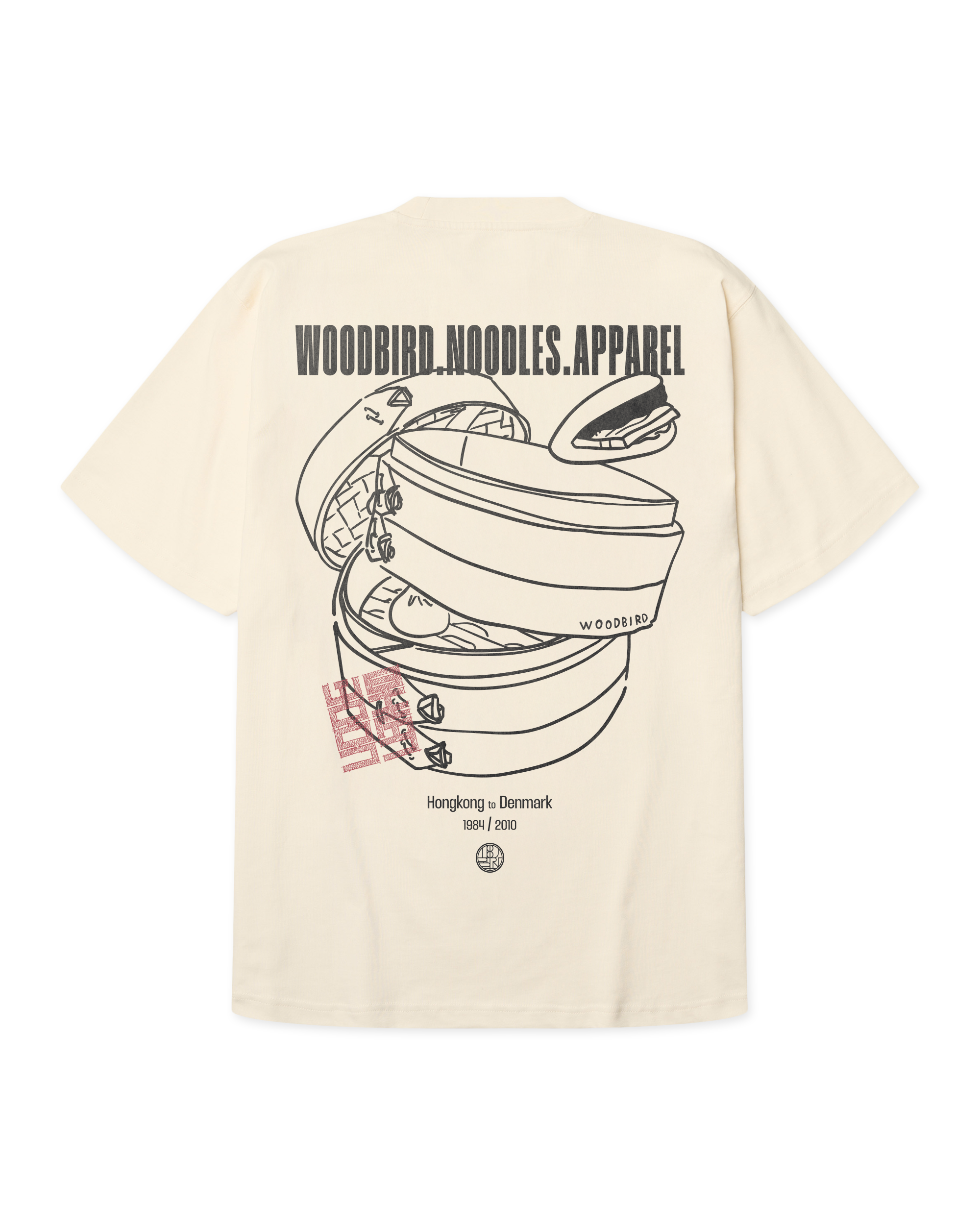 Woodbird WBBaine Nopa Tee T-Shirts Off White