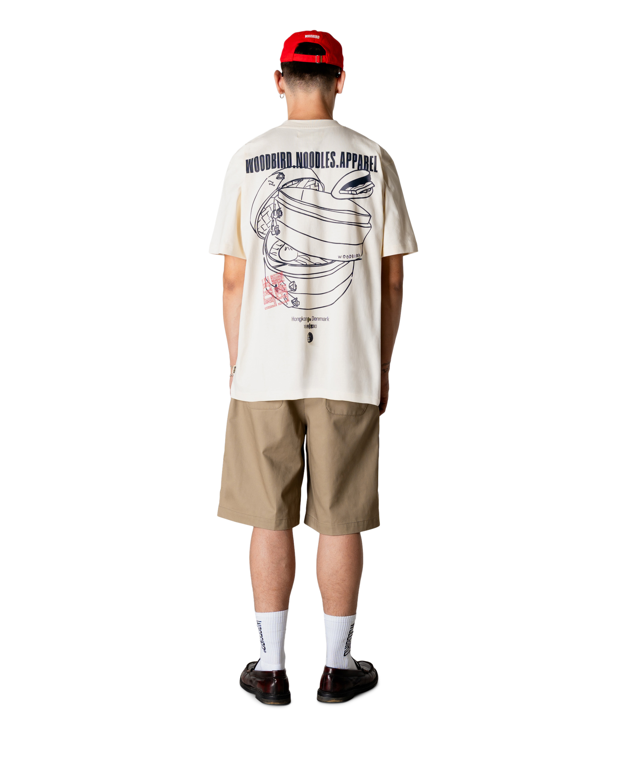 Woodbird WBBaine Nopa Tee T-Shirts Off White