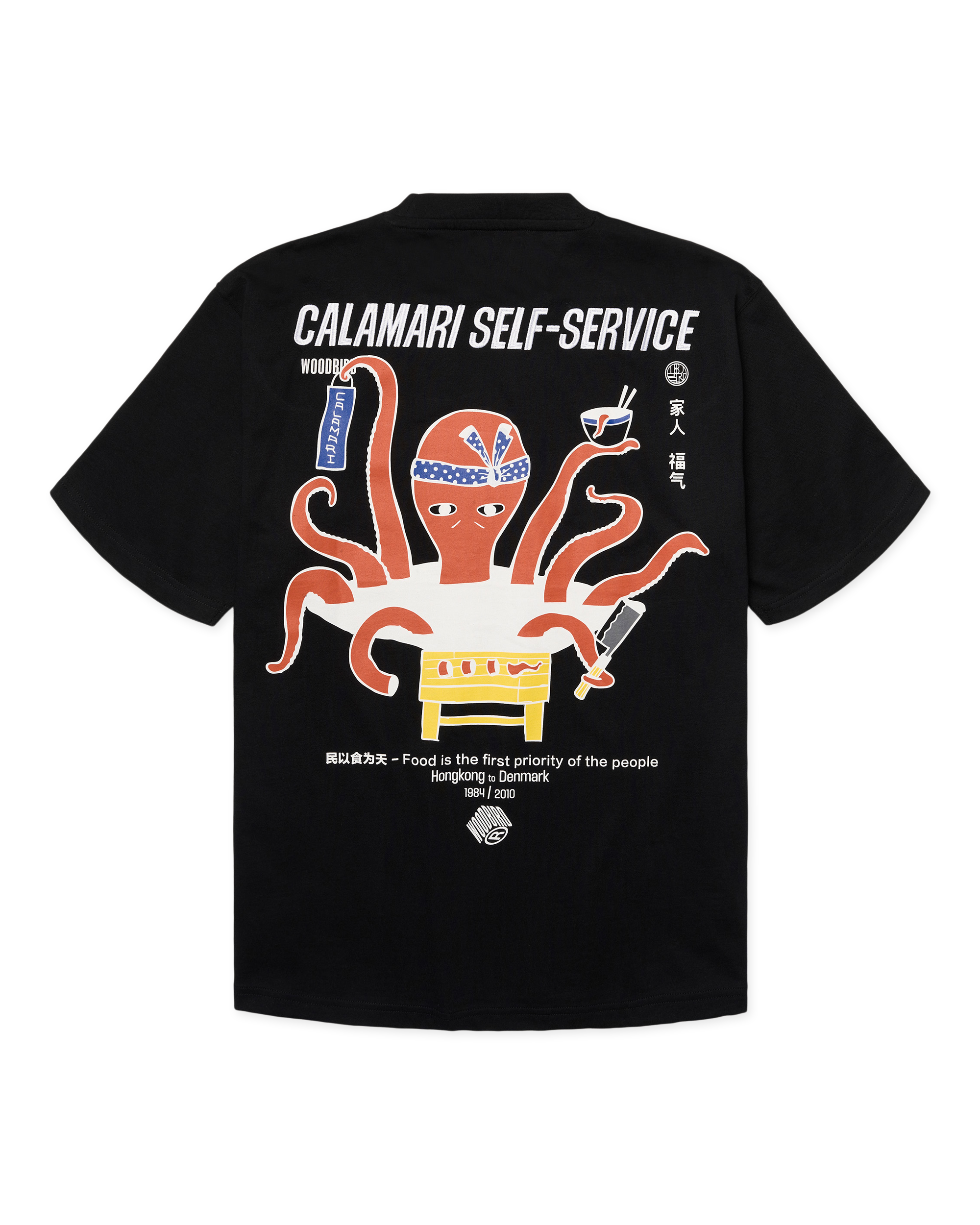 Woodbird WBBaine Octo Tee T-Shirts Black