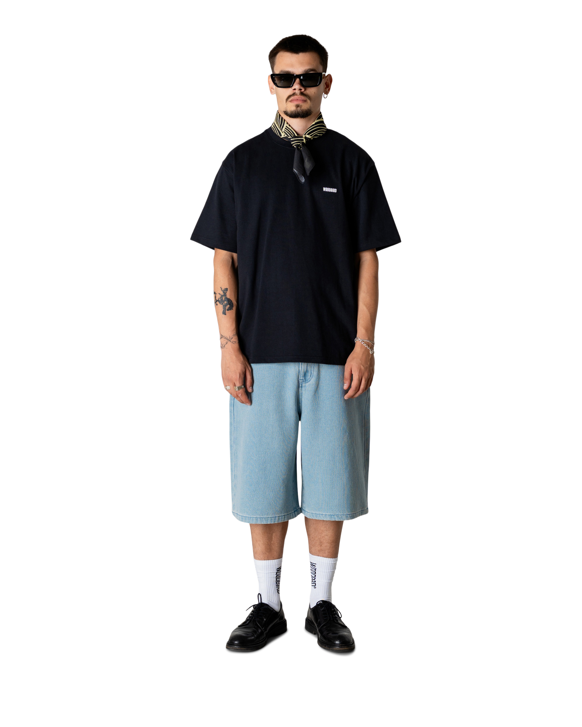 Woodbird WBBaine Octo Tee T-Shirts Black