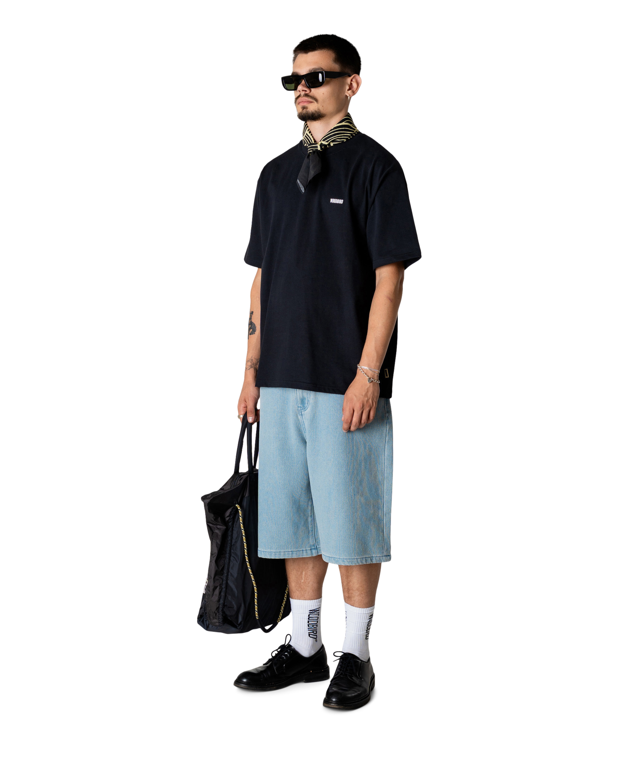 Woodbird WBBaine Octo Tee T-Shirts Black