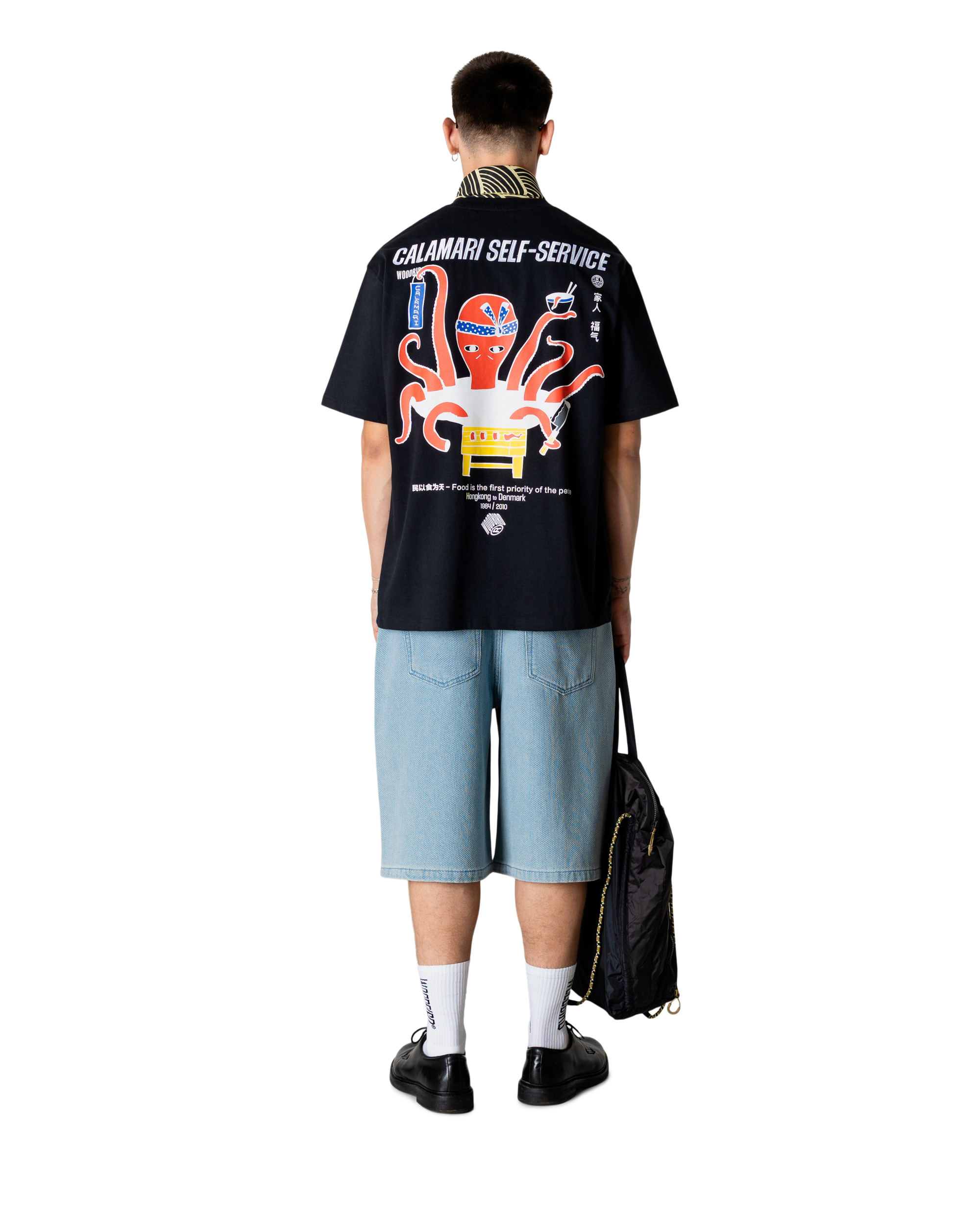 Woodbird WBBaine Octo Tee T-Shirts Black